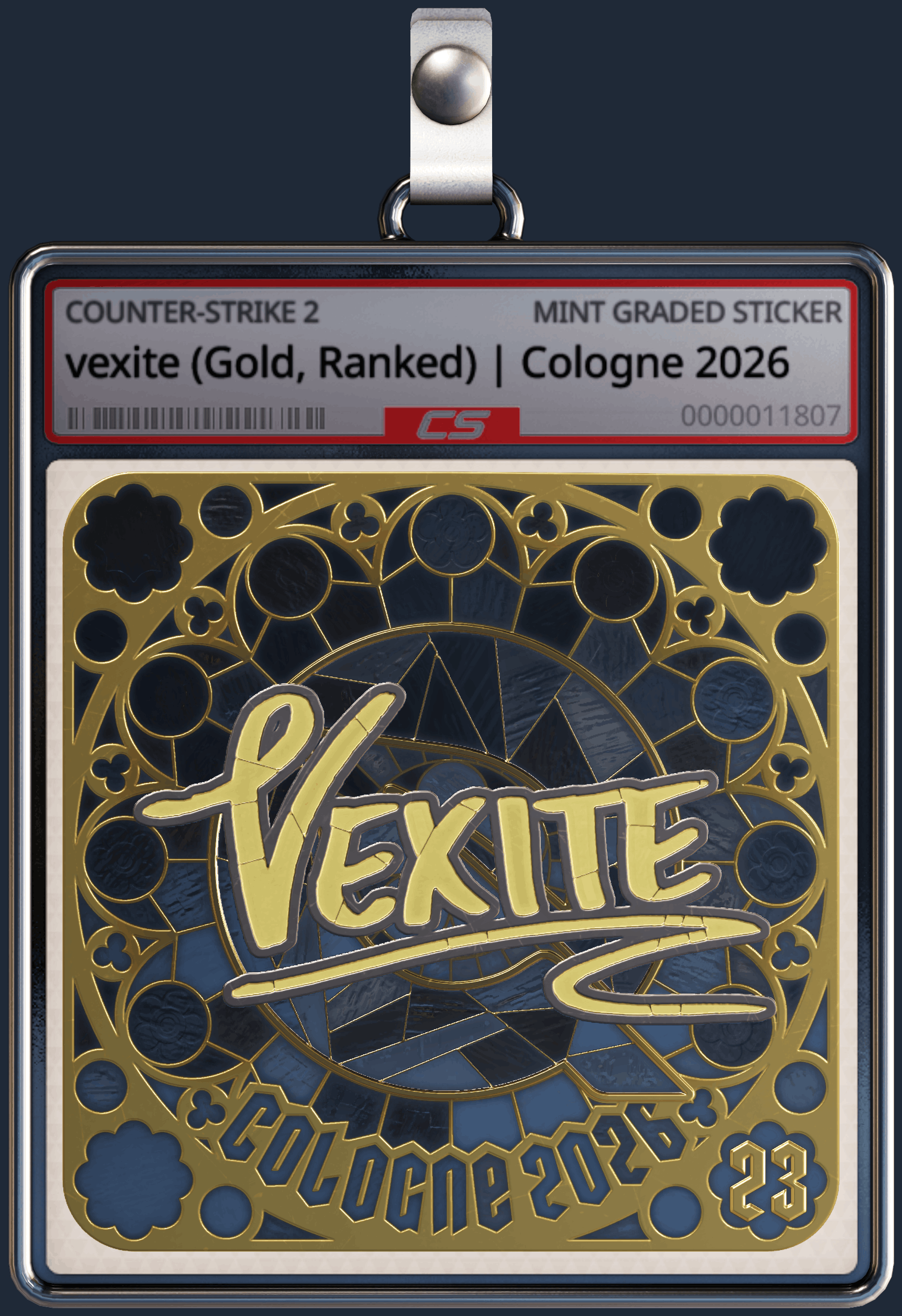 Sticker | vexite (Gold, Ranked) | Cologne 2026 Image