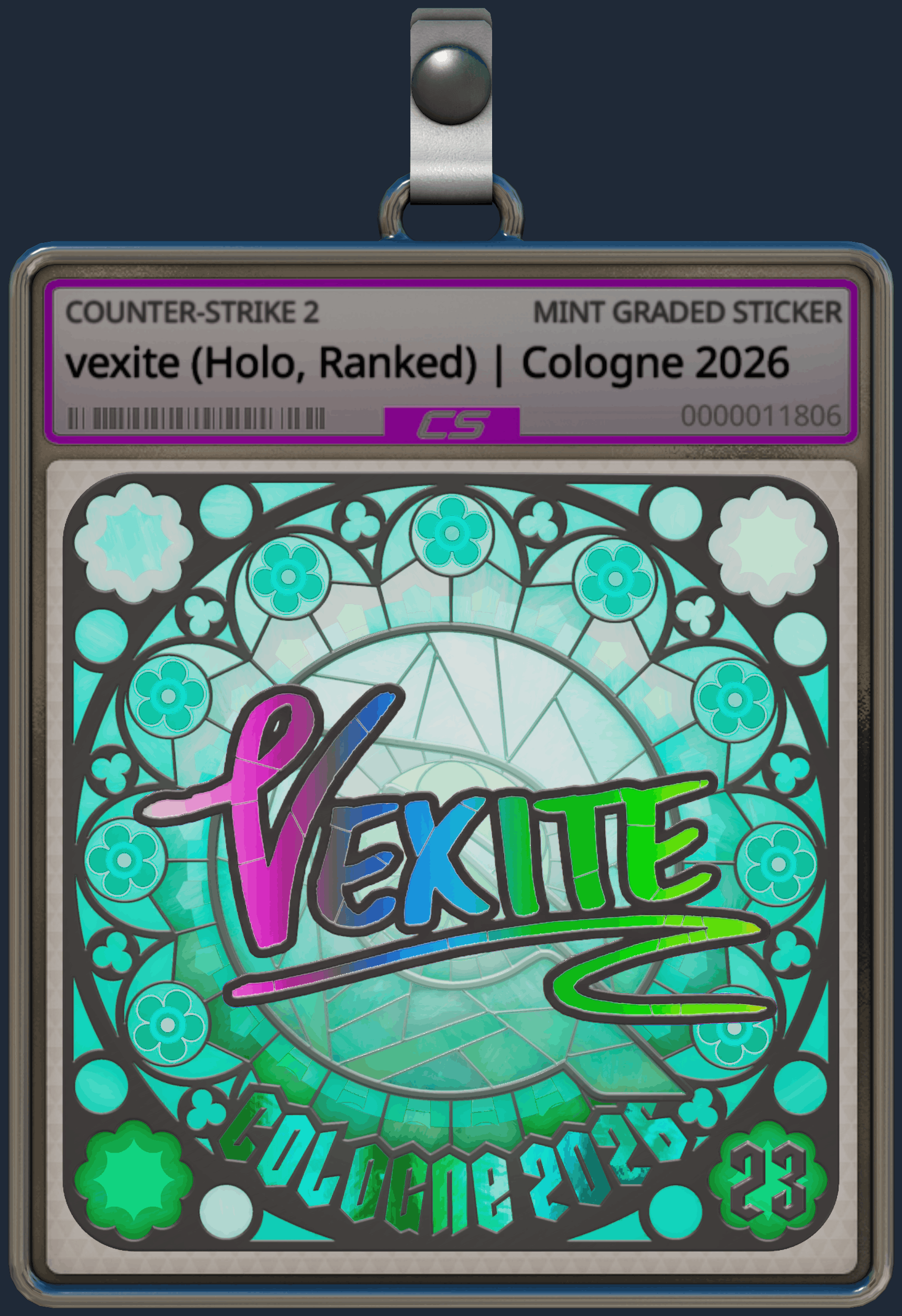 Sticker | vexite (Holo, Ranked) | Cologne 2026 Image