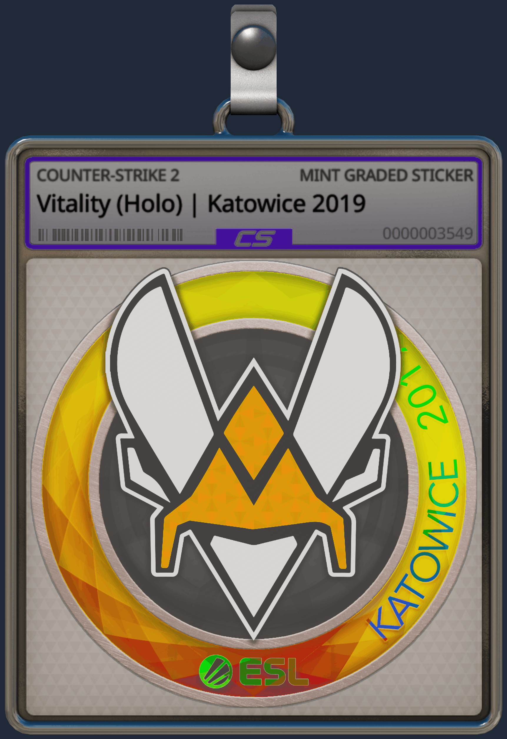 Sticker | Vitality (Holo) | Katowice 2019 Image