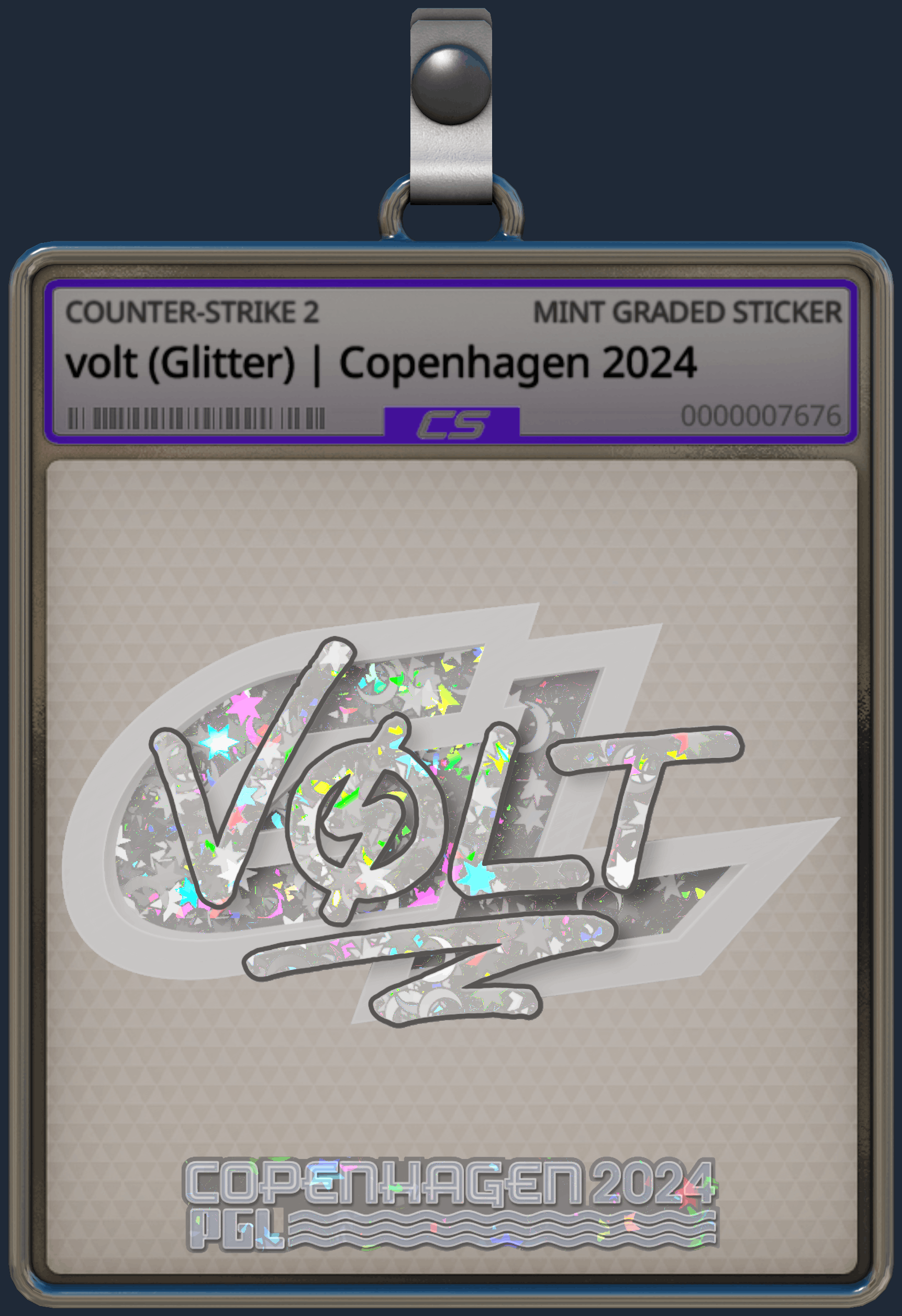 Sticker | volt (Glitter) | Copenhagen 2024 Image