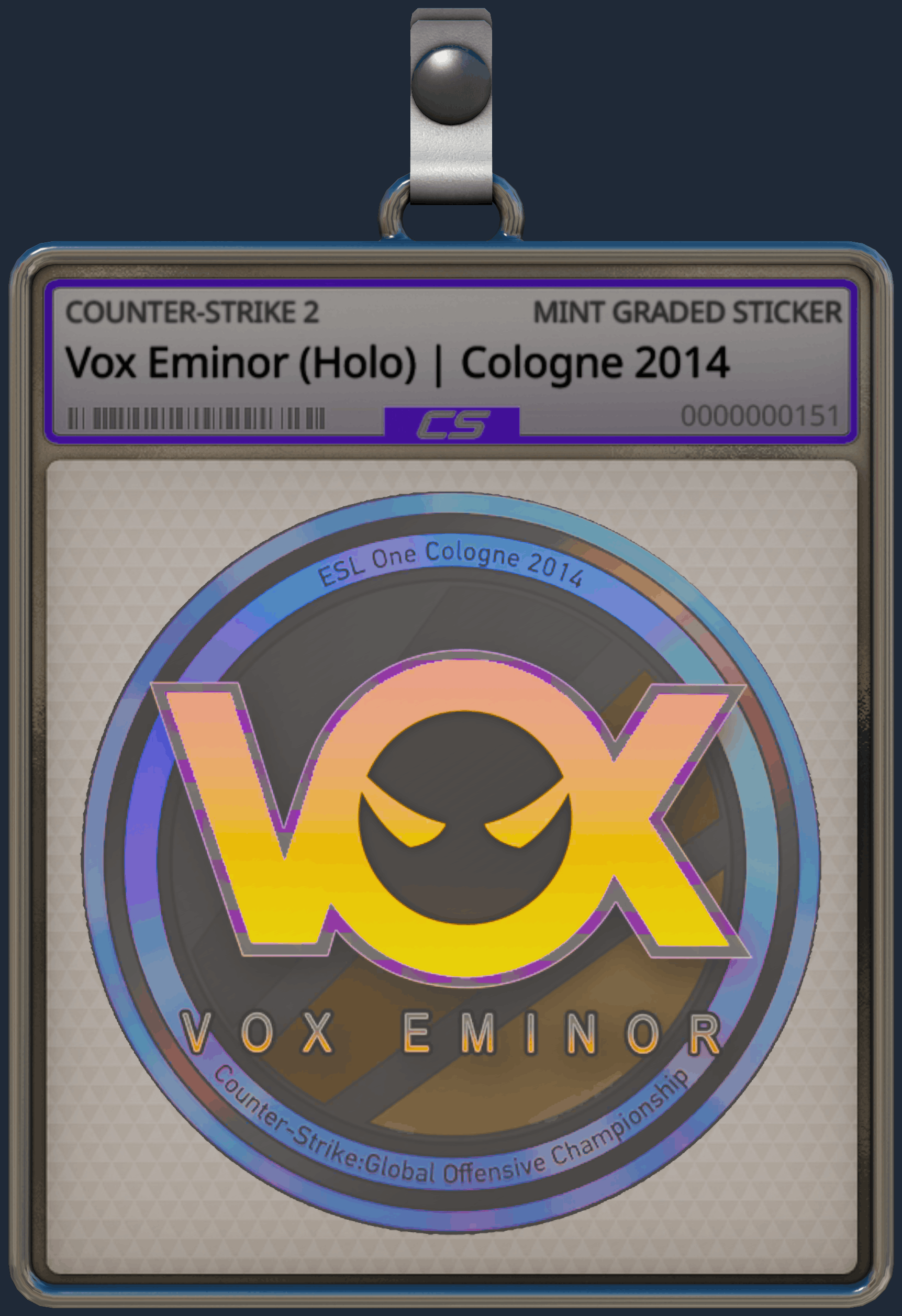 Sticker | Vox Eminor (Holo) | Cologne 2014 Image