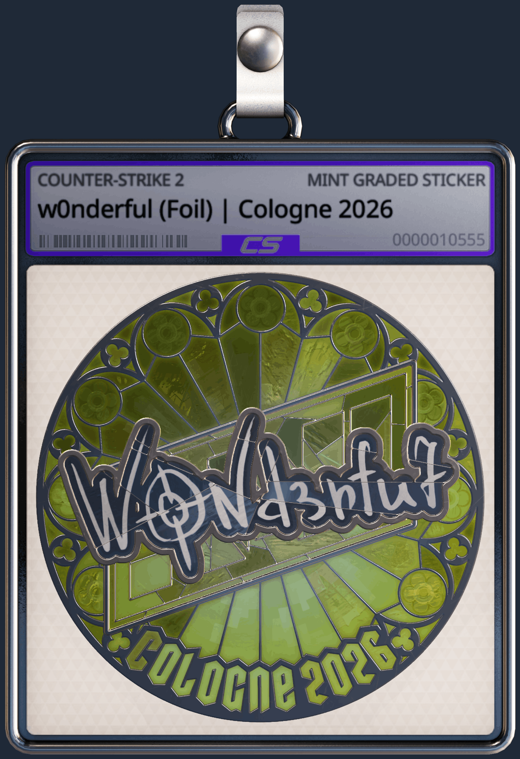 Sticker | w0nderful (Foil) | Cologne 2026 Image