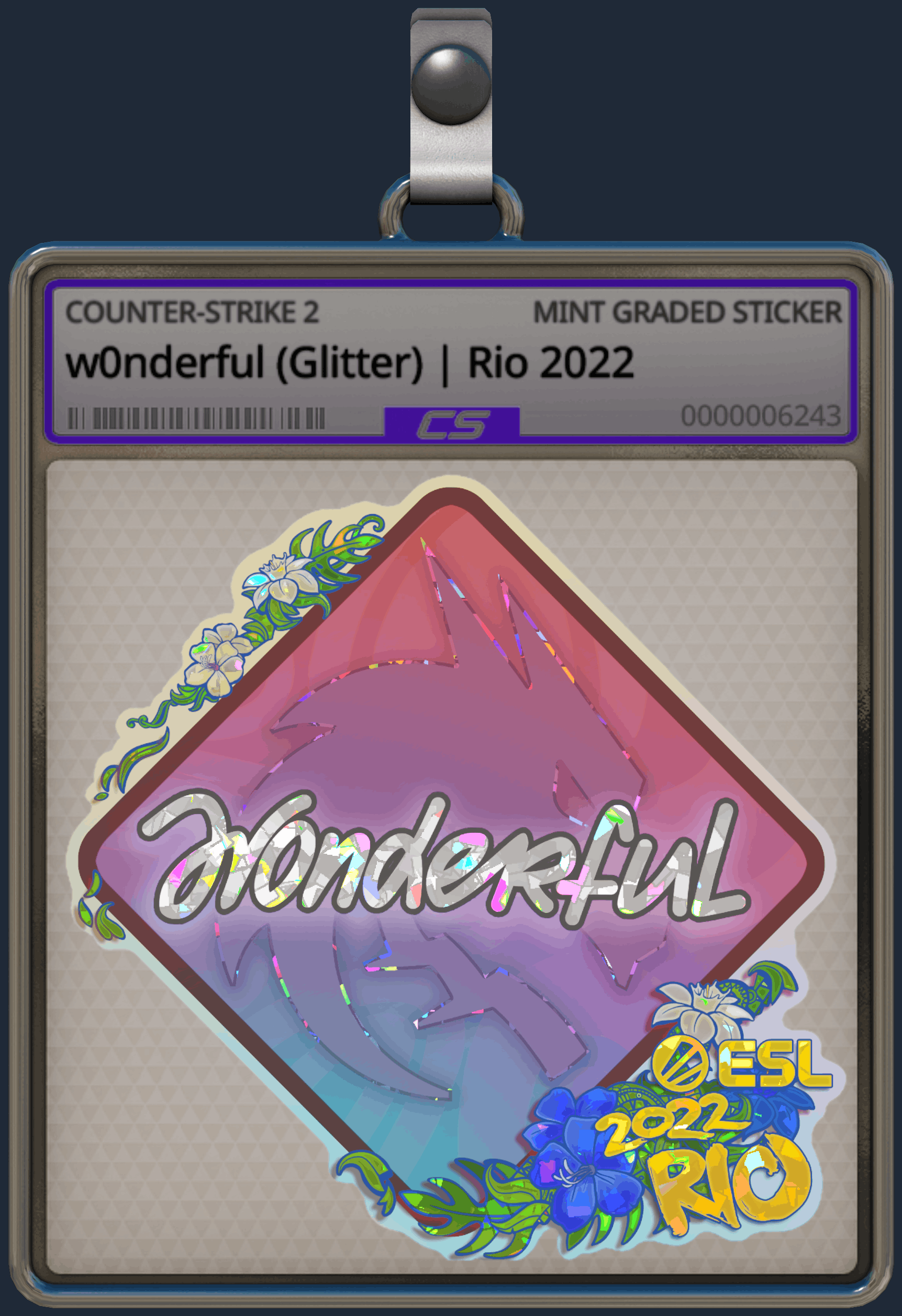 Sticker | w0nderful (Glitter) | Rio 2022 Image