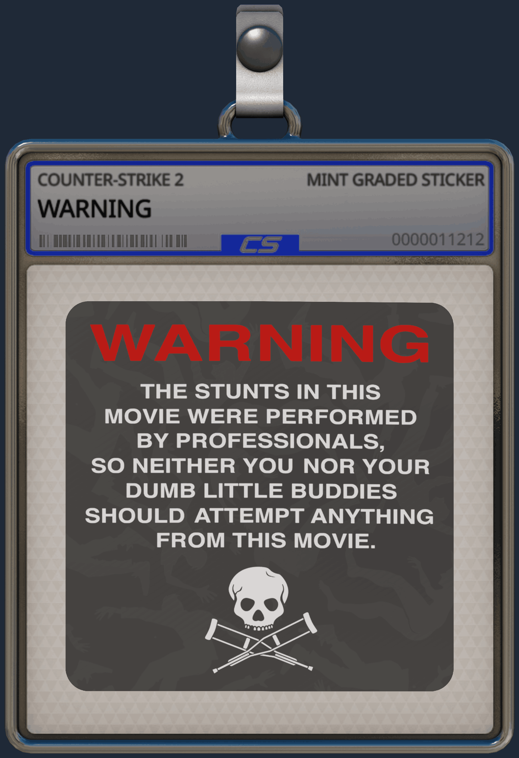 Sticker | WARNING Image