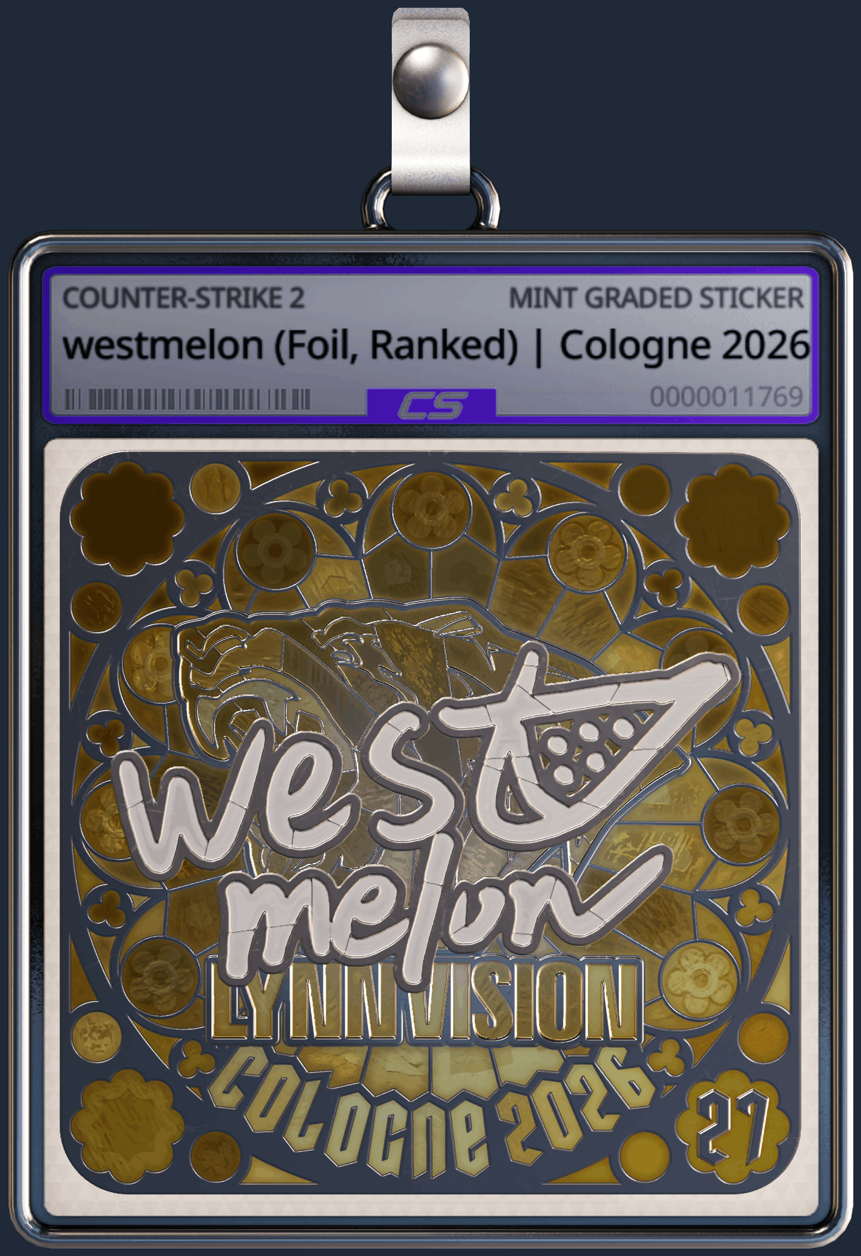 Sticker | westmelon (Foil, Ranked) | Cologne 2026 Image