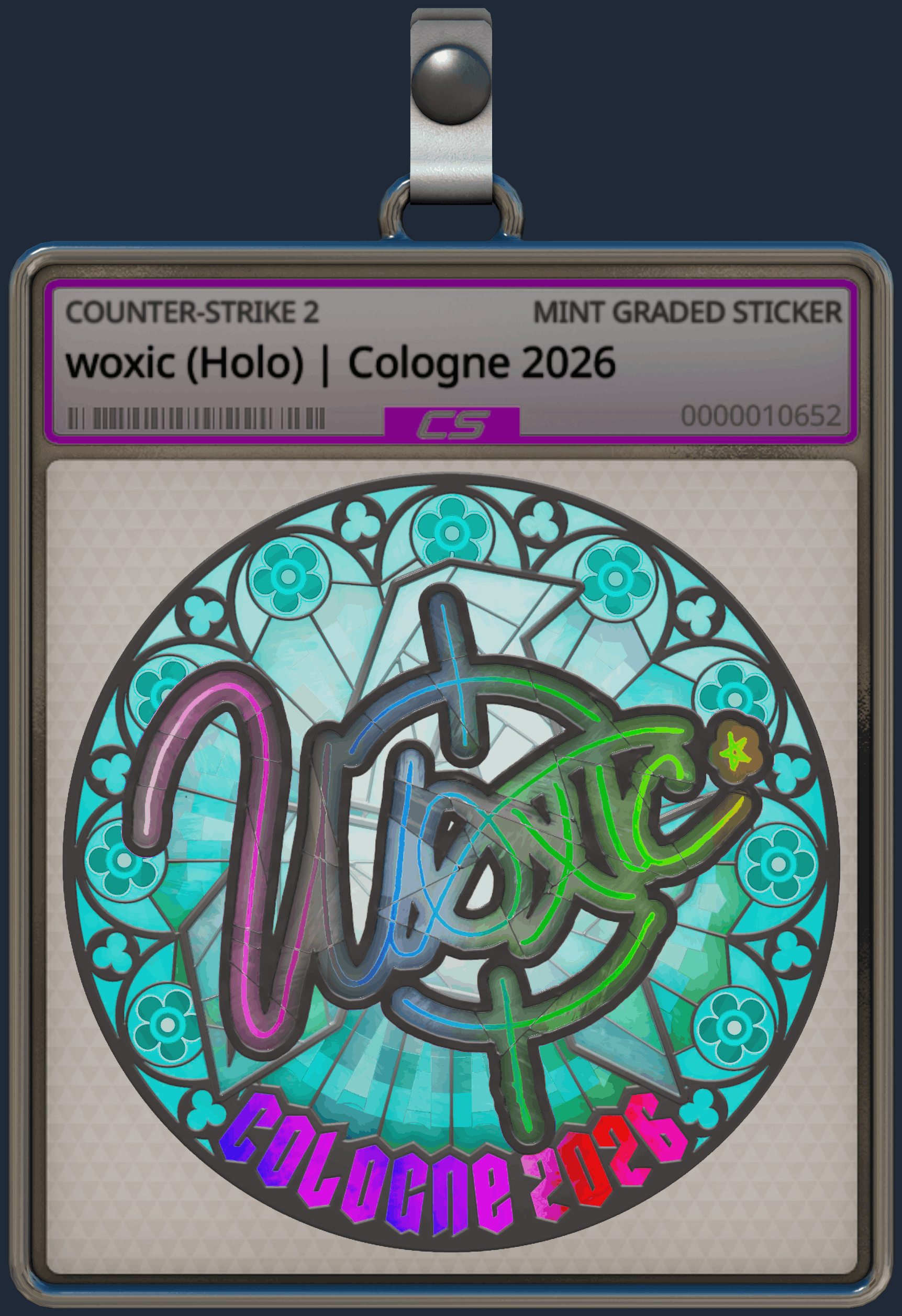 Sticker | woxic (Holo) | Cologne 2026 Image
