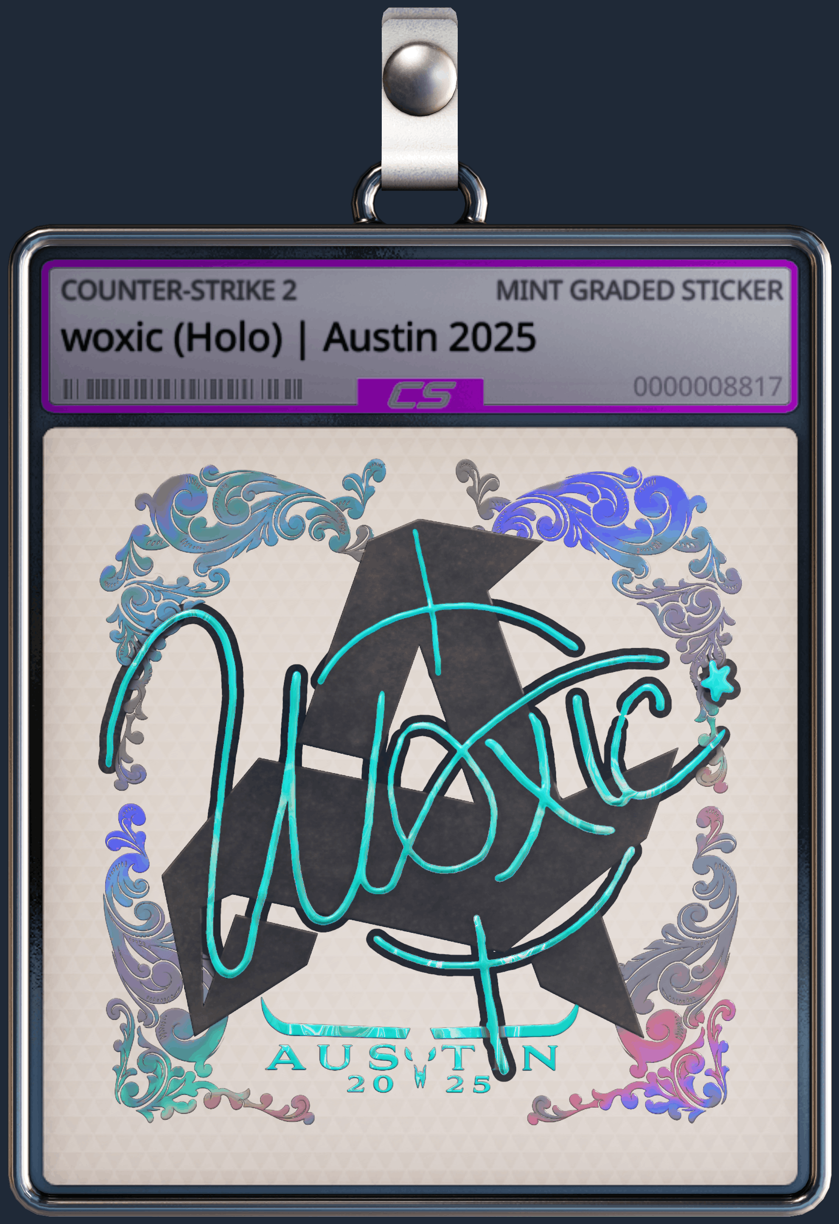 Sticker | woxic (Holo) | Austin 2025 Image