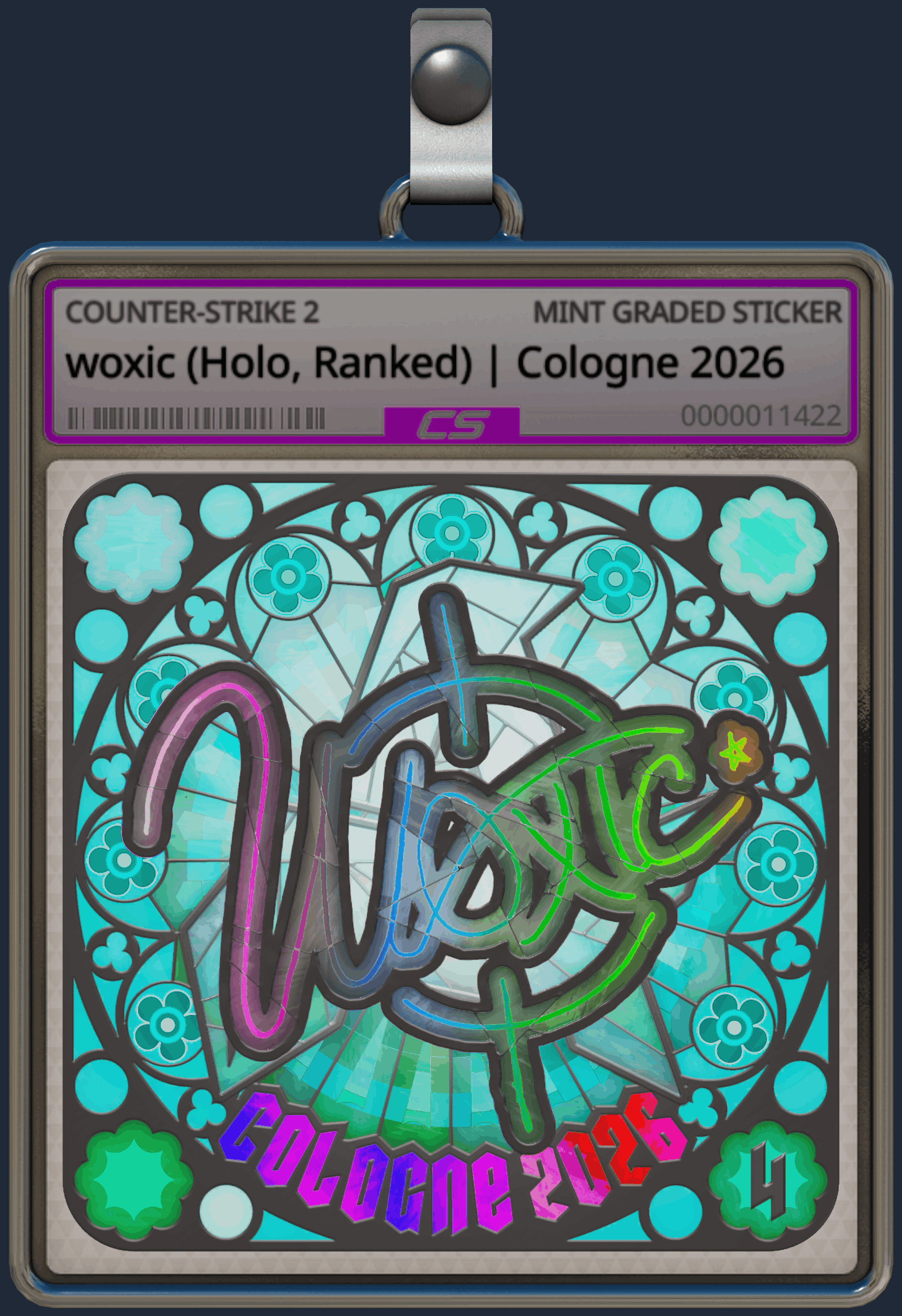 Sticker | woxic (Holo, Ranked) | Cologne 2026 Image
