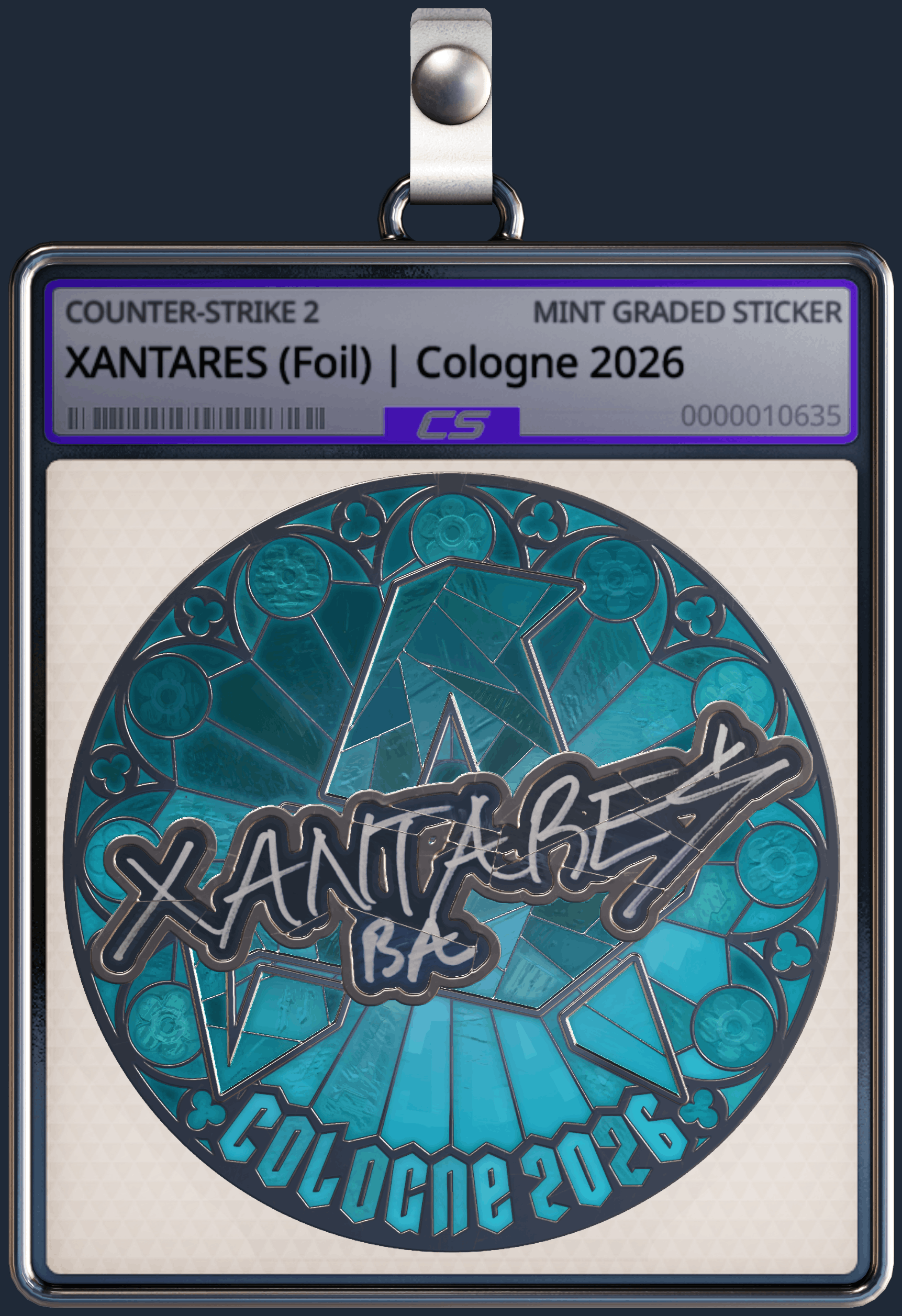 Sticker | XANTARES (Foil) | Cologne 2026 Image