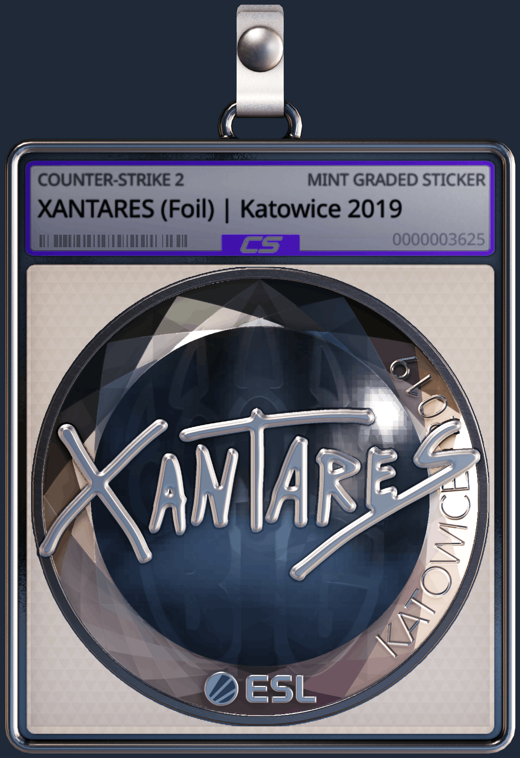 Sticker | XANTARES (Foil) | Katowice 2019 Image