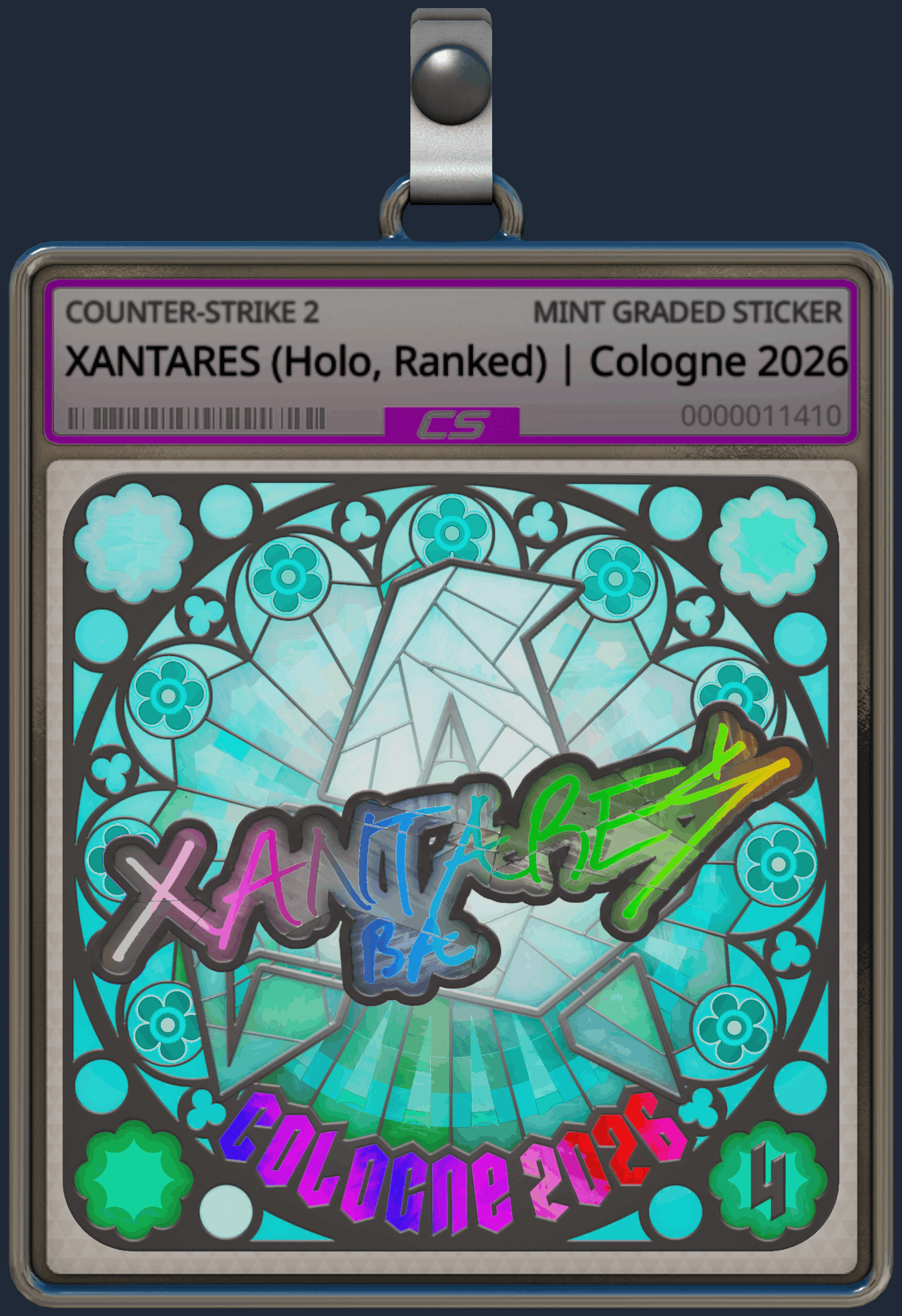 Sticker | XANTARES (Holo, Ranked) | Cologne 2026 Image