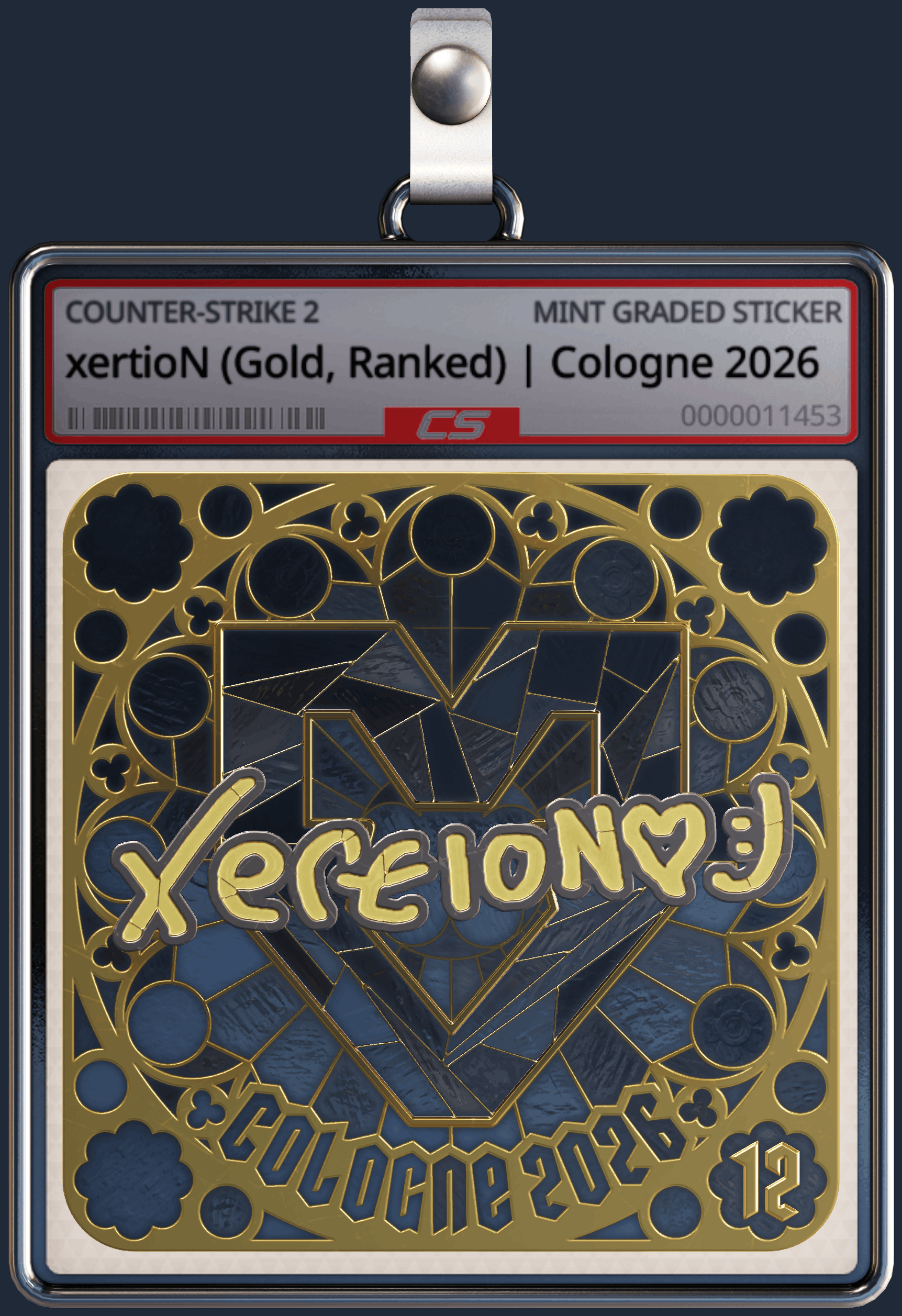 Sticker | xertioN (Gold, Ranked) | Cologne 2026 Image
