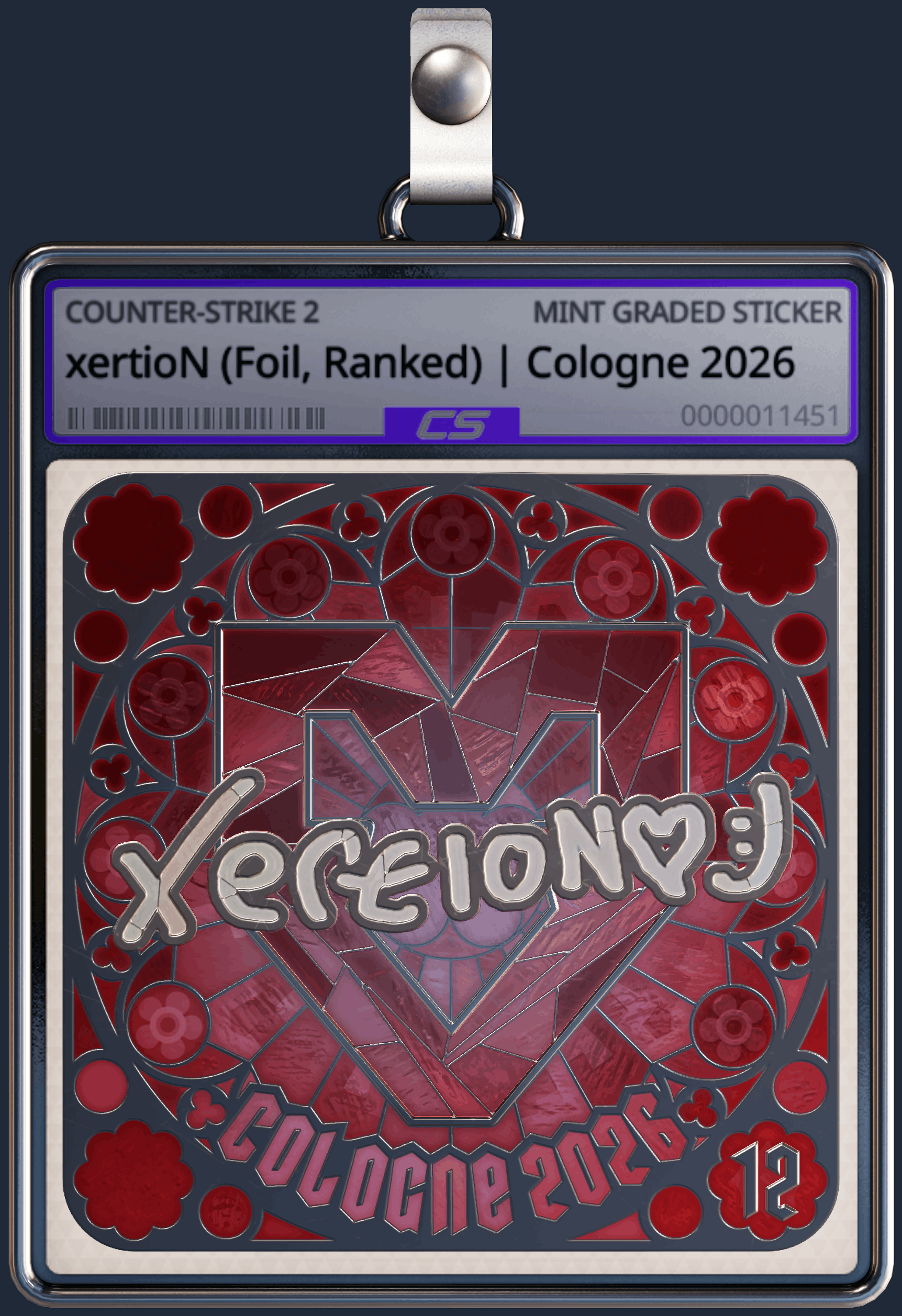 Sticker | xertioN (Foil, Ranked) | Cologne 2026 Image