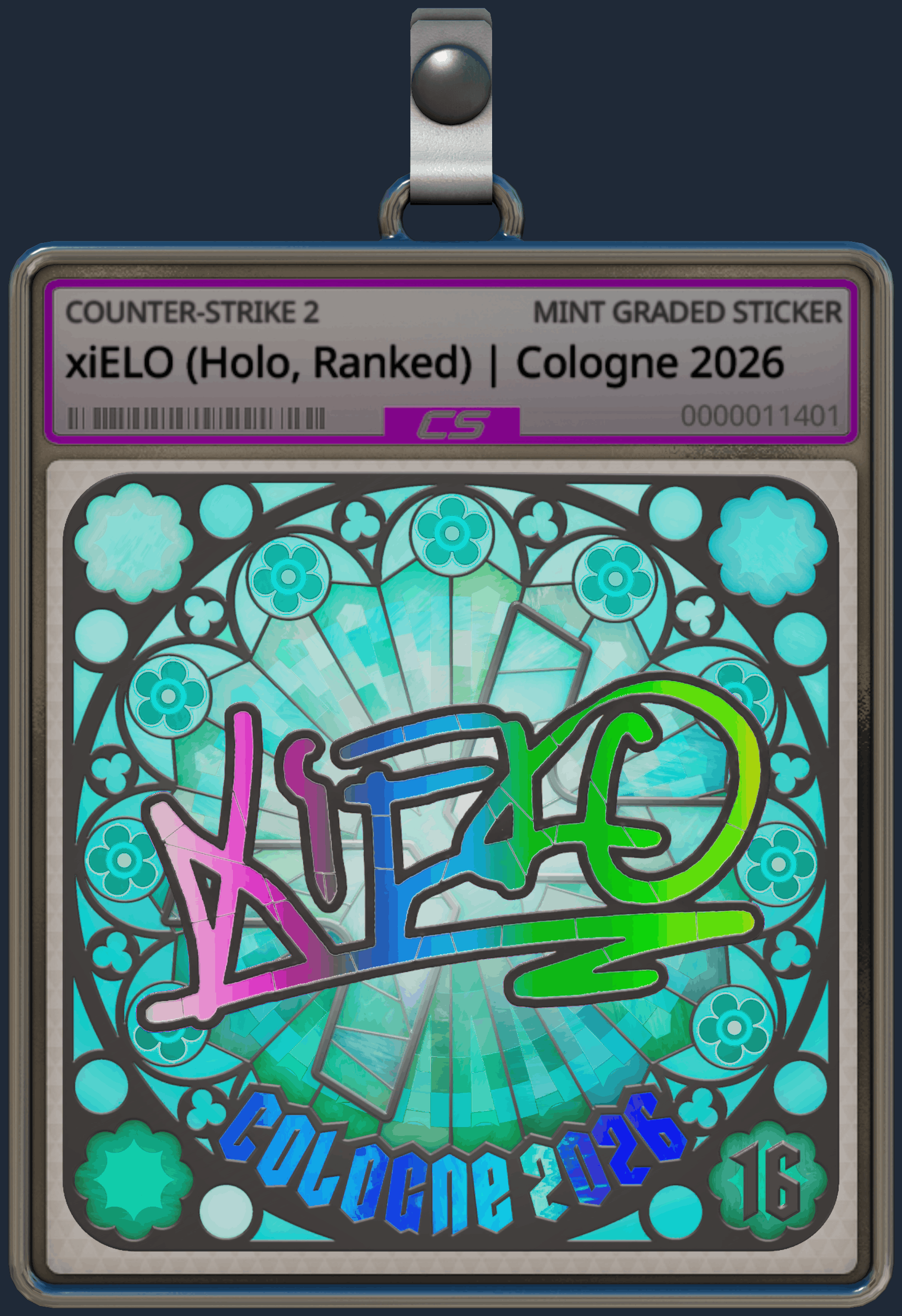 Sticker | xiELO (Holo, Ranked) | Cologne 2026 Image