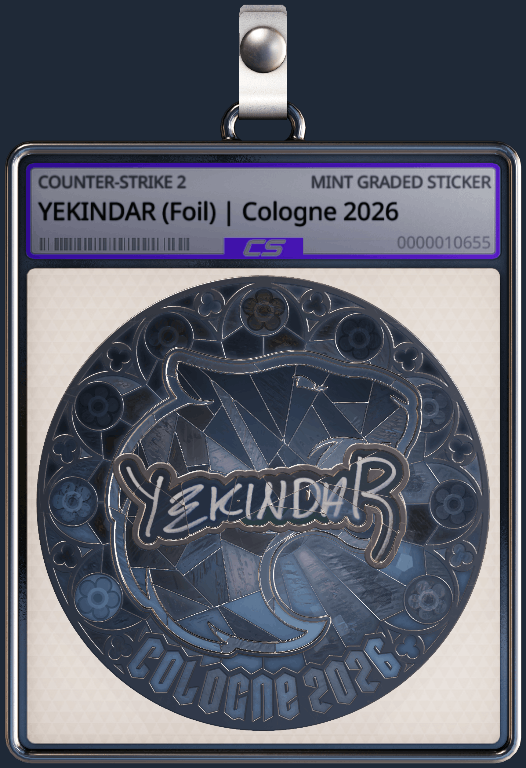 Sticker | YEKINDAR (Foil) | Cologne 2026 Image