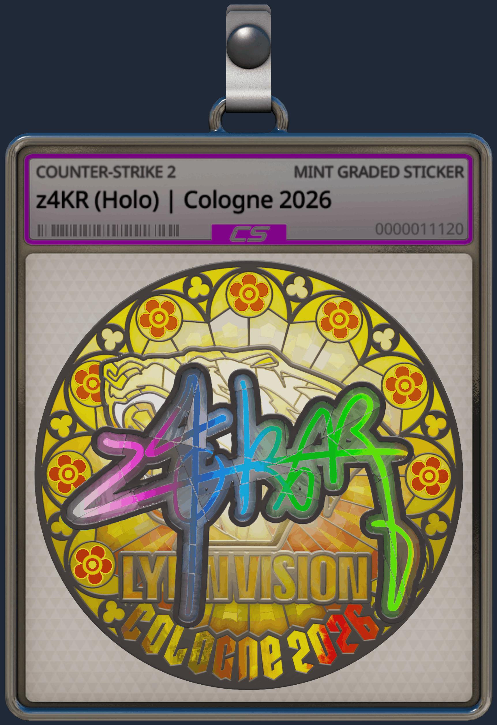 Sticker | z4KR (Holo) | Cologne 2026 Image