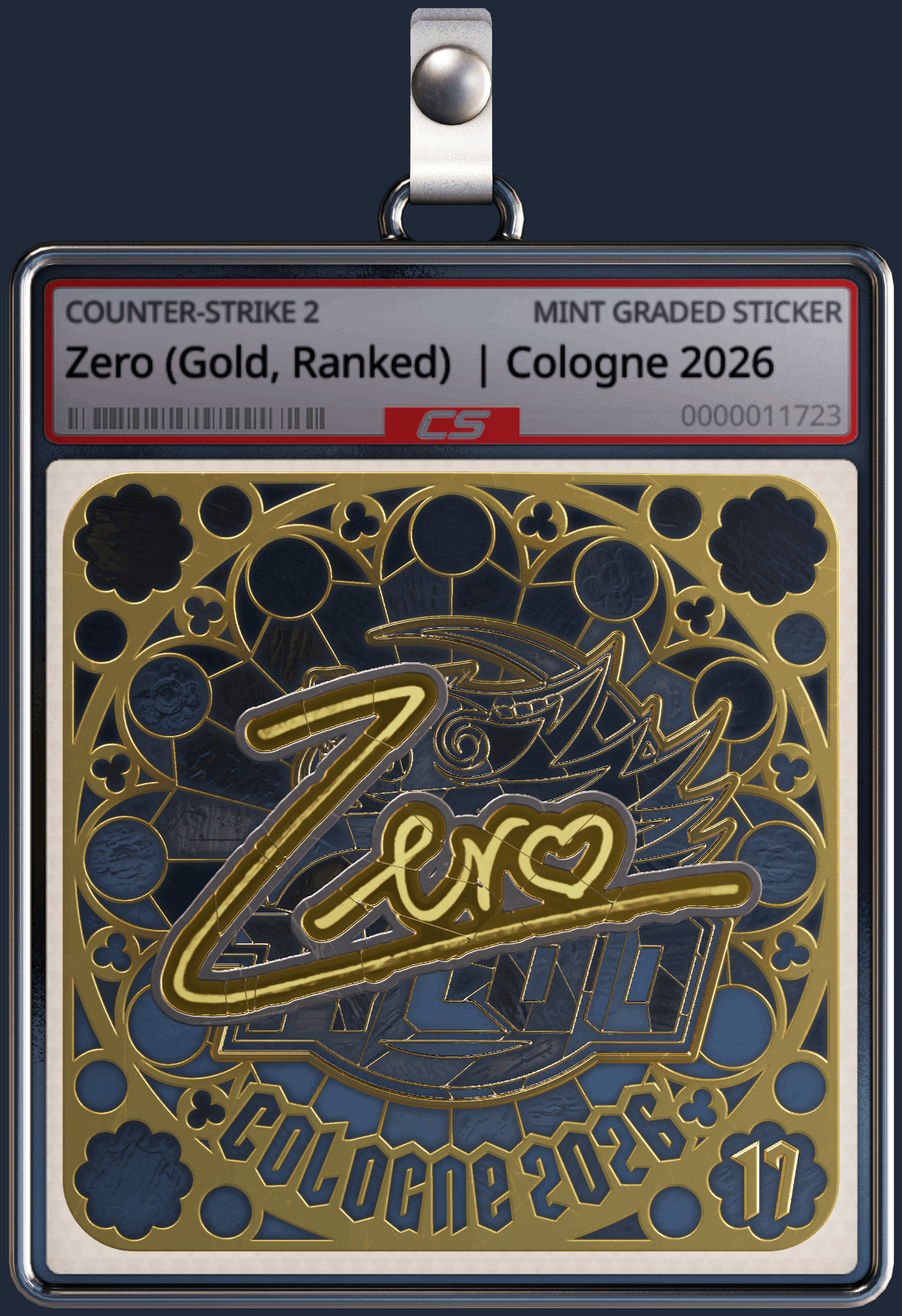 Sticker | Zero (Gold, Ranked)  | Cologne 2026 Image