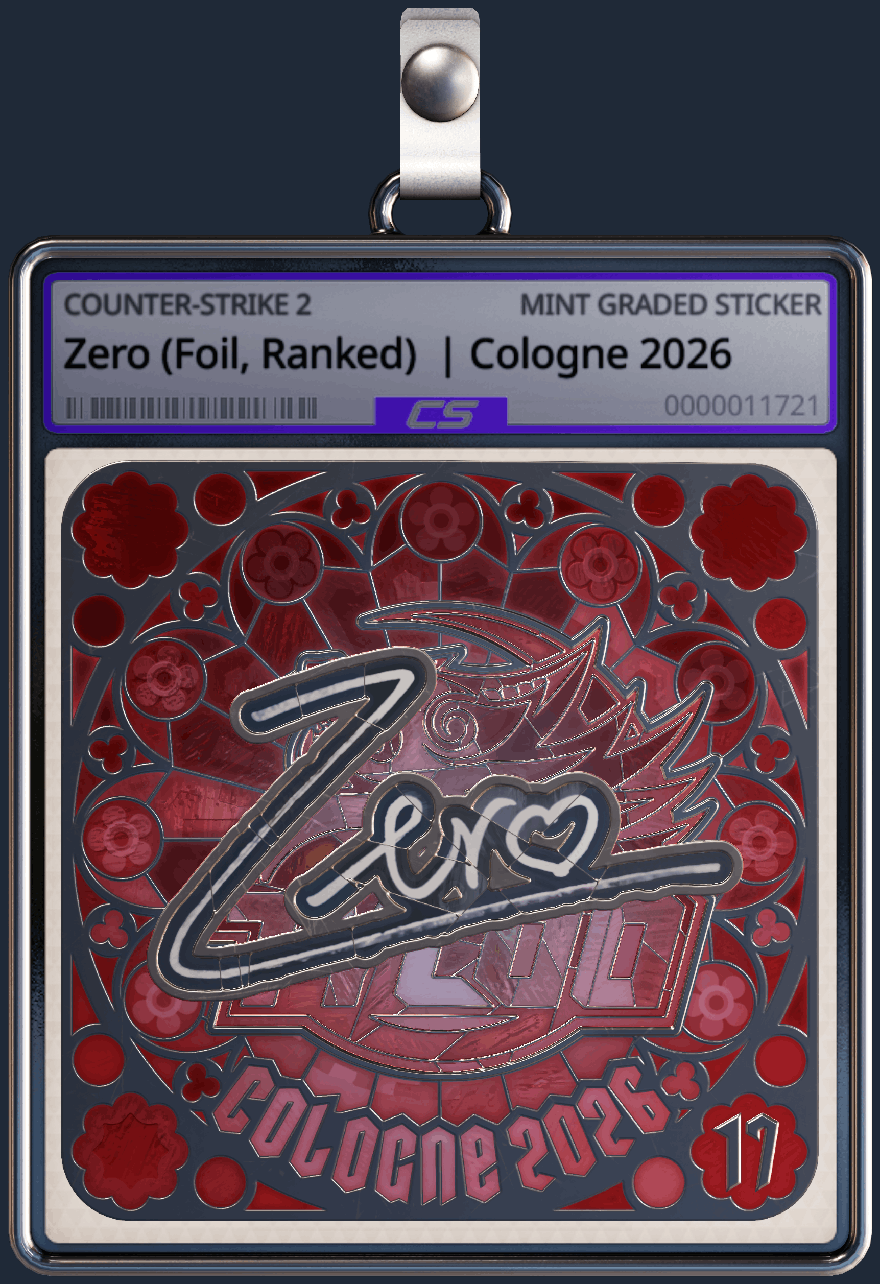 Sticker | Zero (Foil, Ranked)  | Cologne 2026 Image