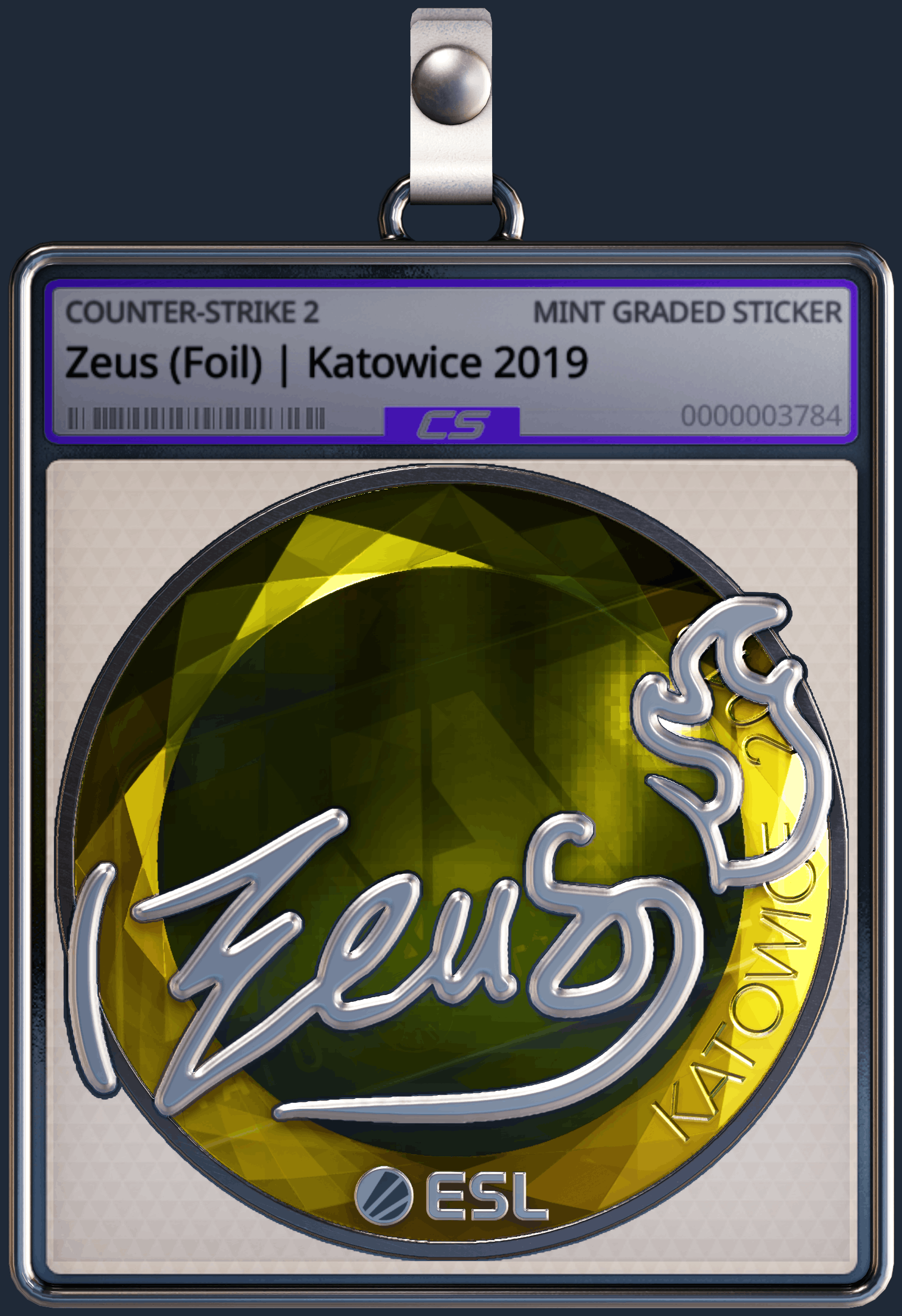 Sticker | Zeus (Foil) | Katowice 2019 Image