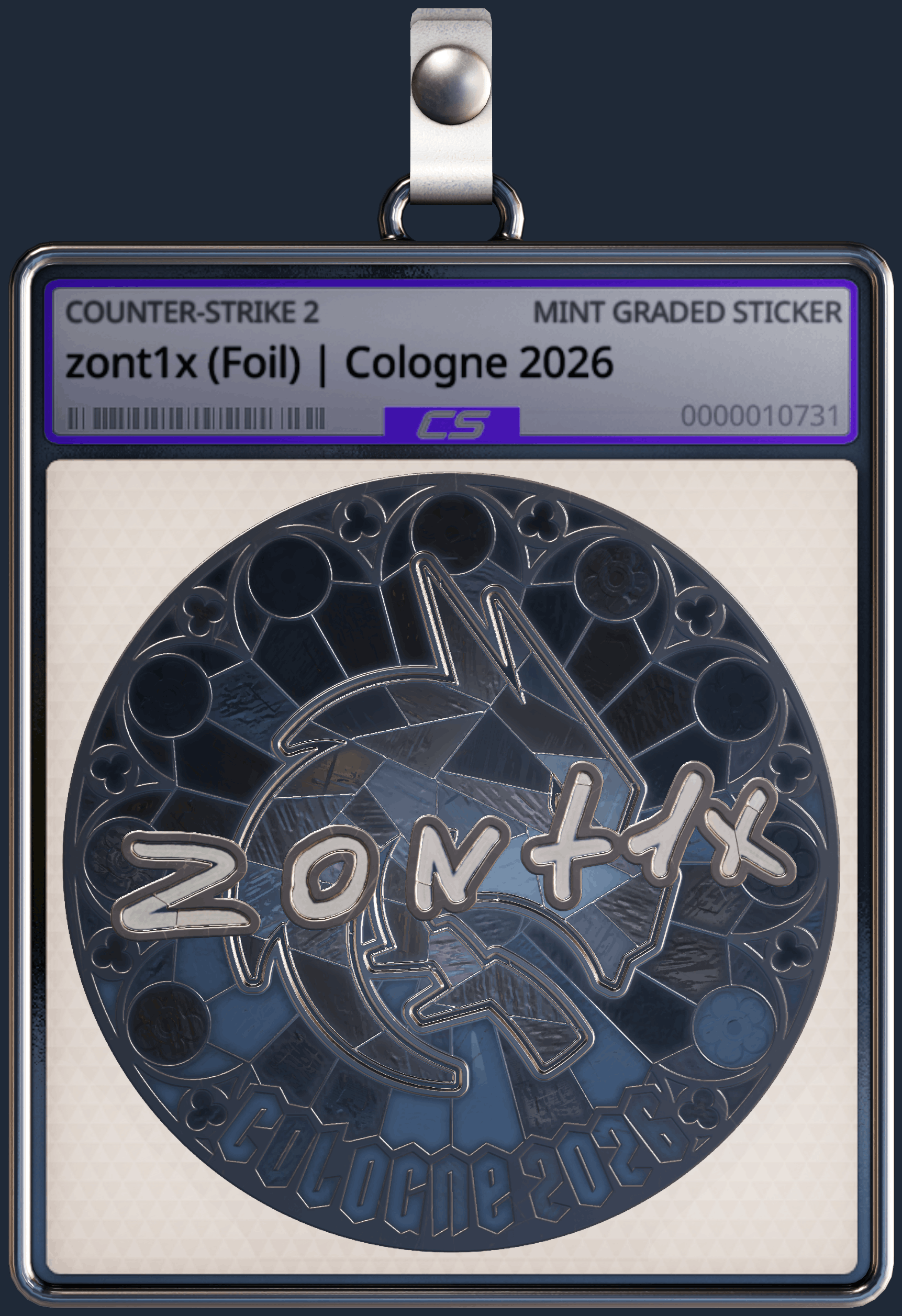Sticker | zont1x (Foil) | Cologne 2026 Image