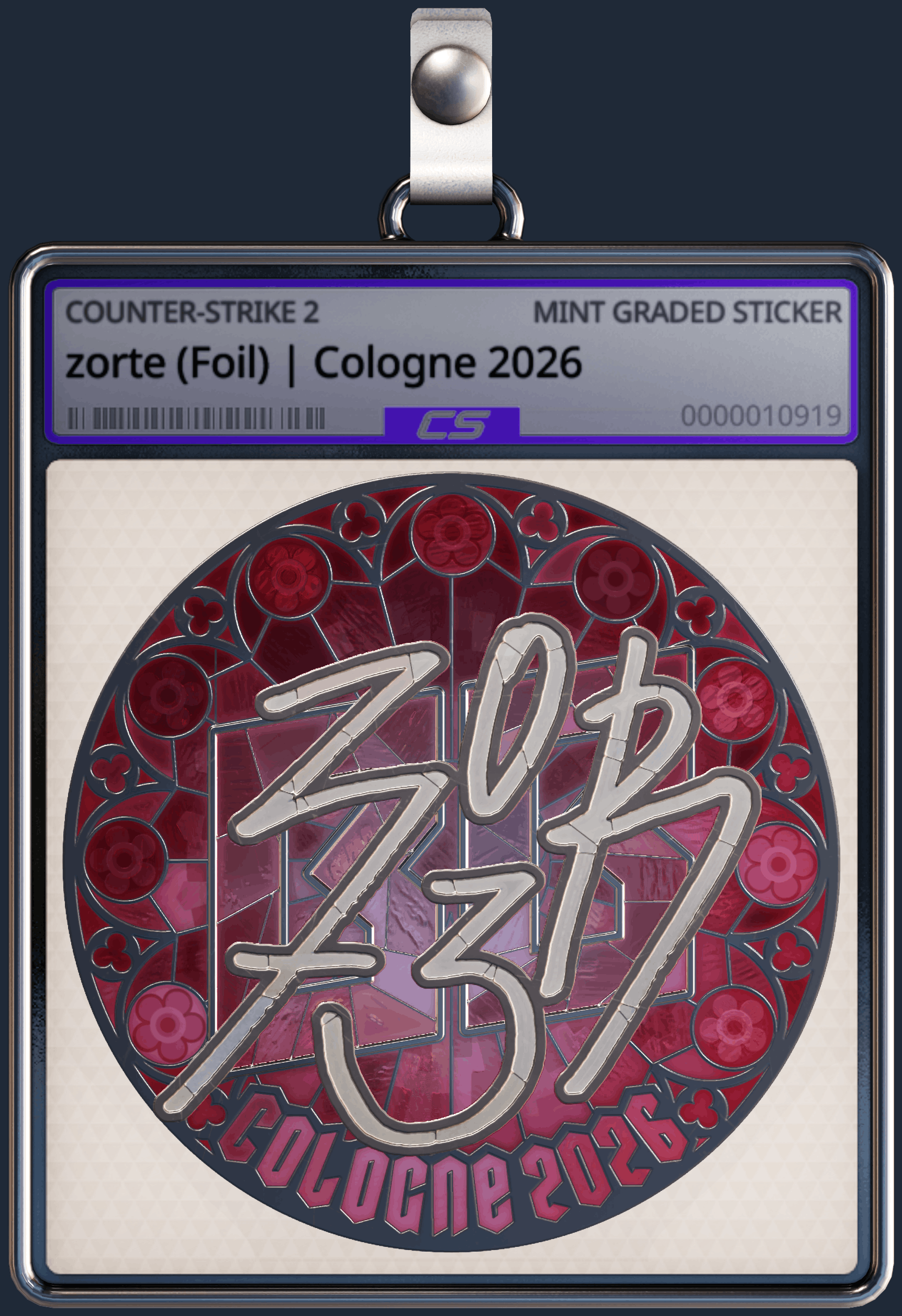 Sticker | zorte (Foil) | Cologne 2026 Image