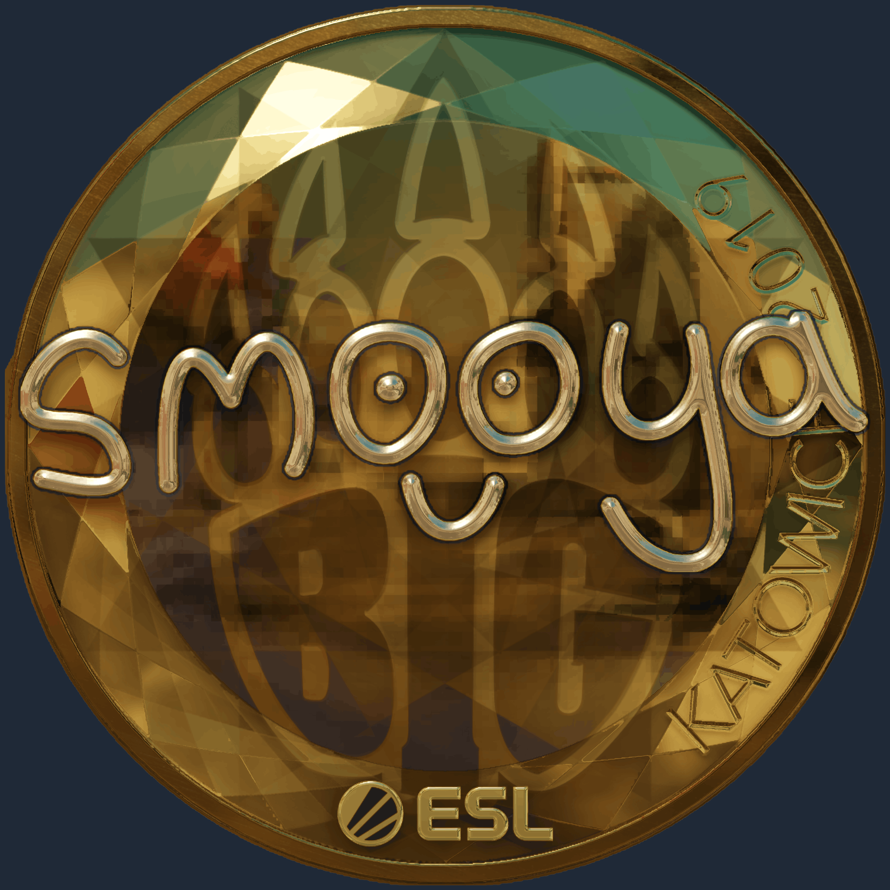 Sticker | smooya (Gold) | Katowice 2019 Image