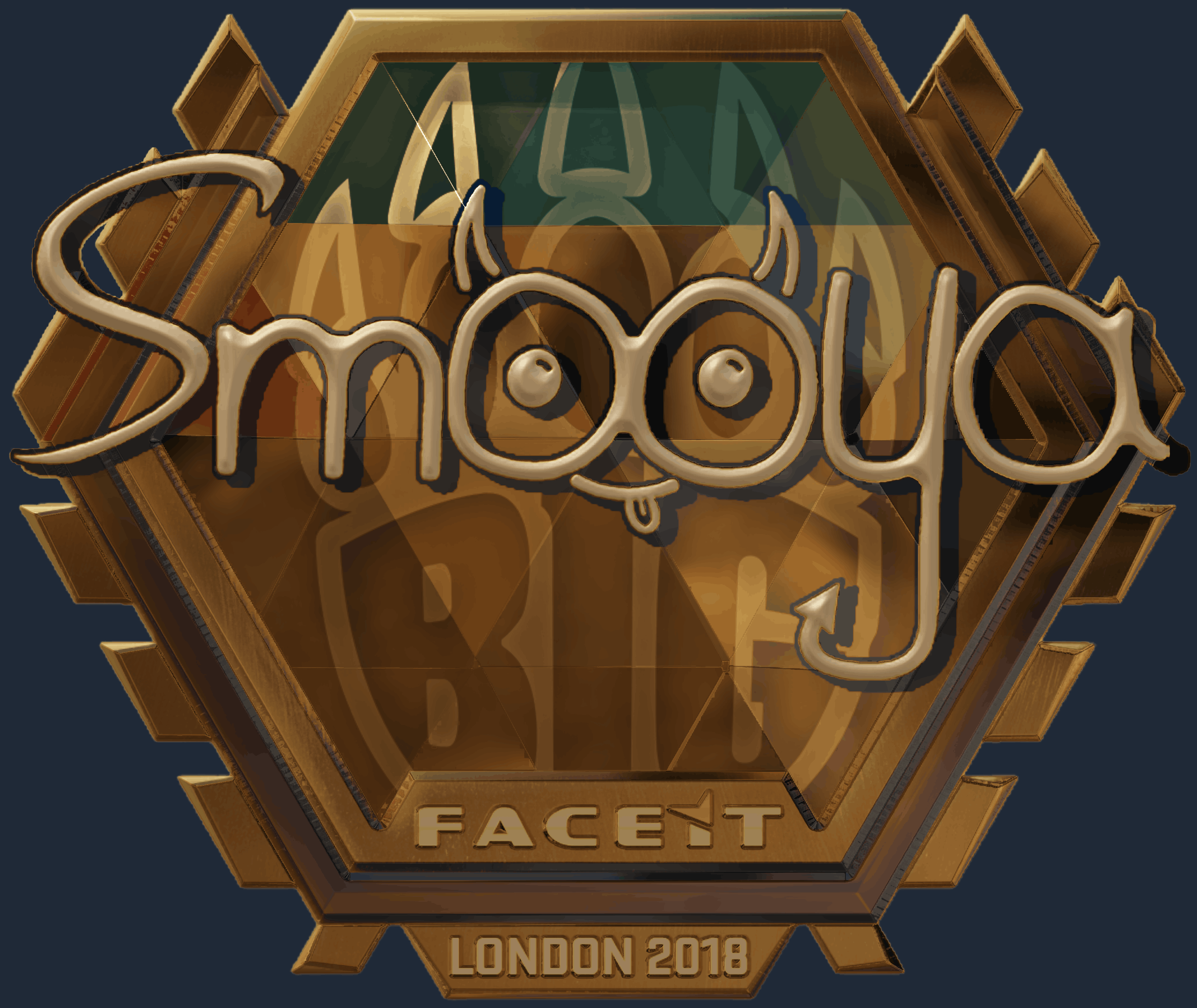 Sticker | smooya (Gold) | London 2018 Image