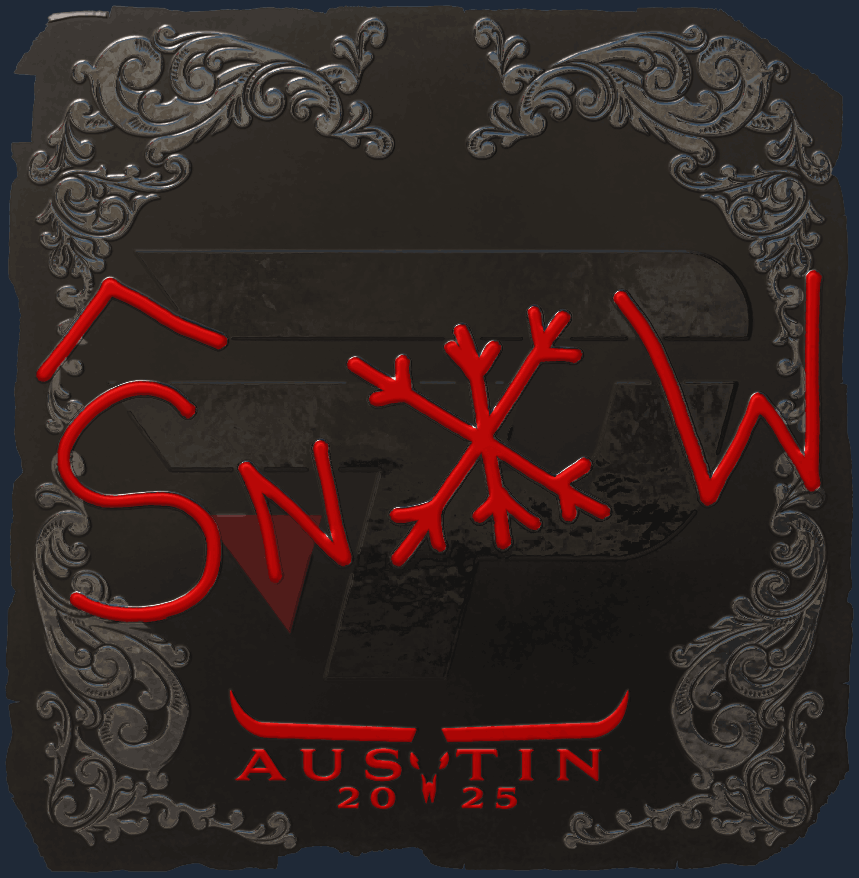 Sticker | snow (Foil) | Austin 2025 Image