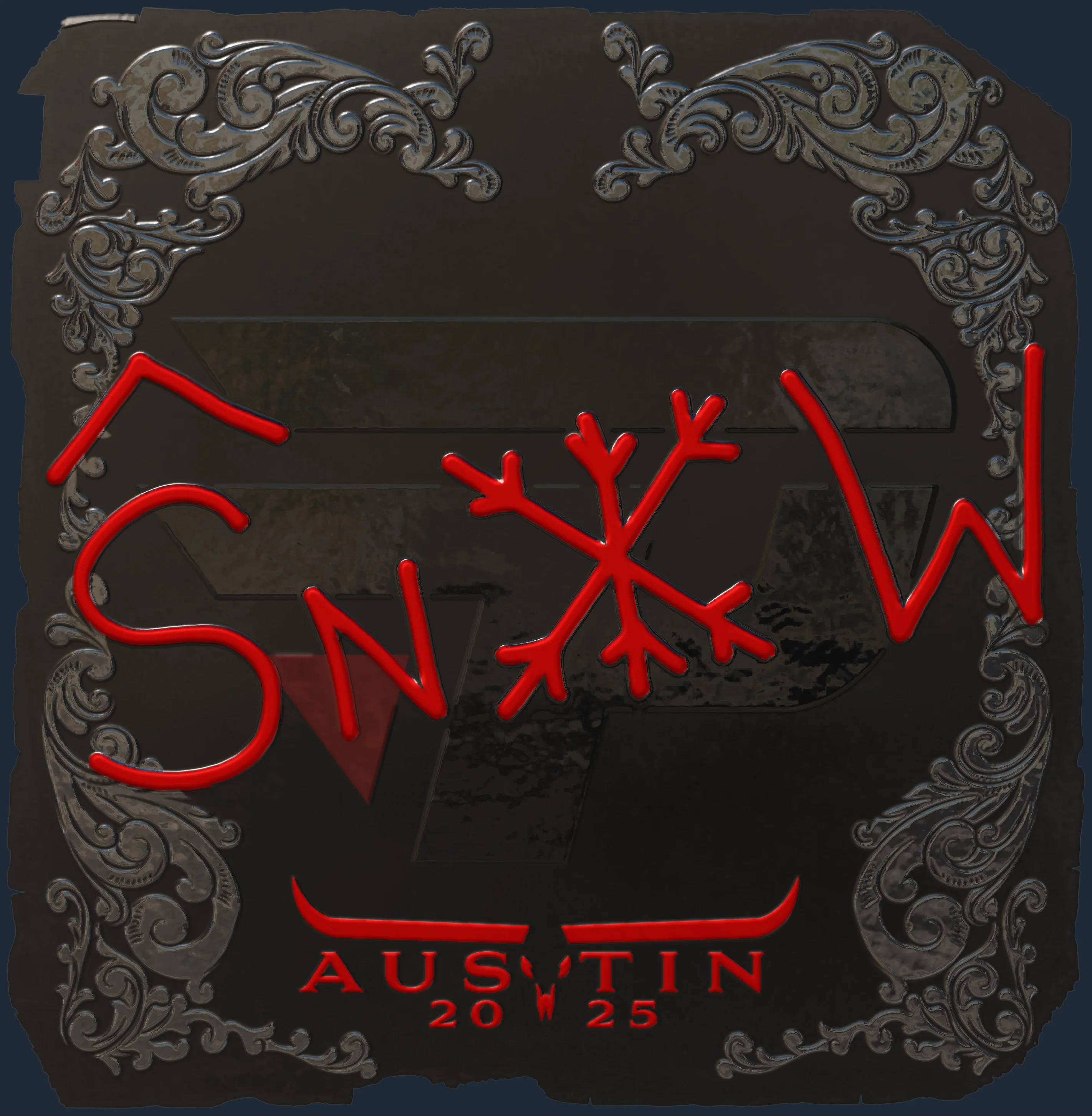 Sticker | snow (Foil) | Austin 2025 Image