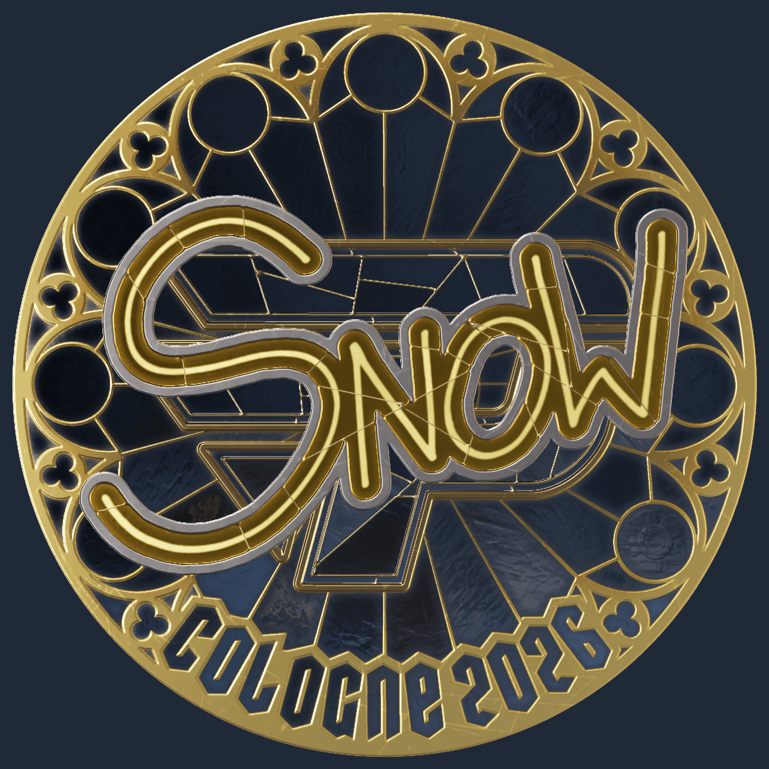 Sticker | snow (Gold) | Cologne 2026 Image