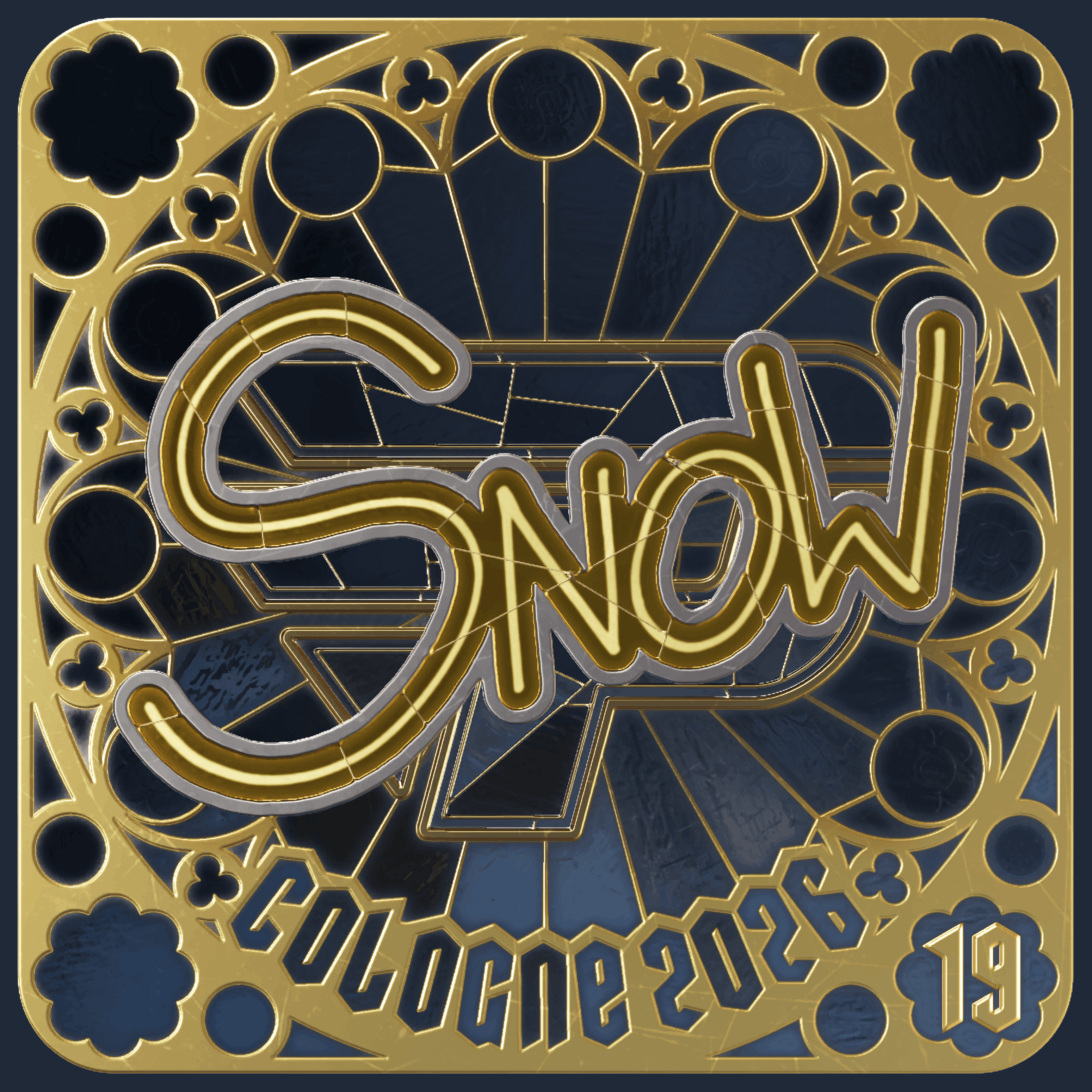 Sticker | snow (Gold, Ranked) | Cologne 2026 Image