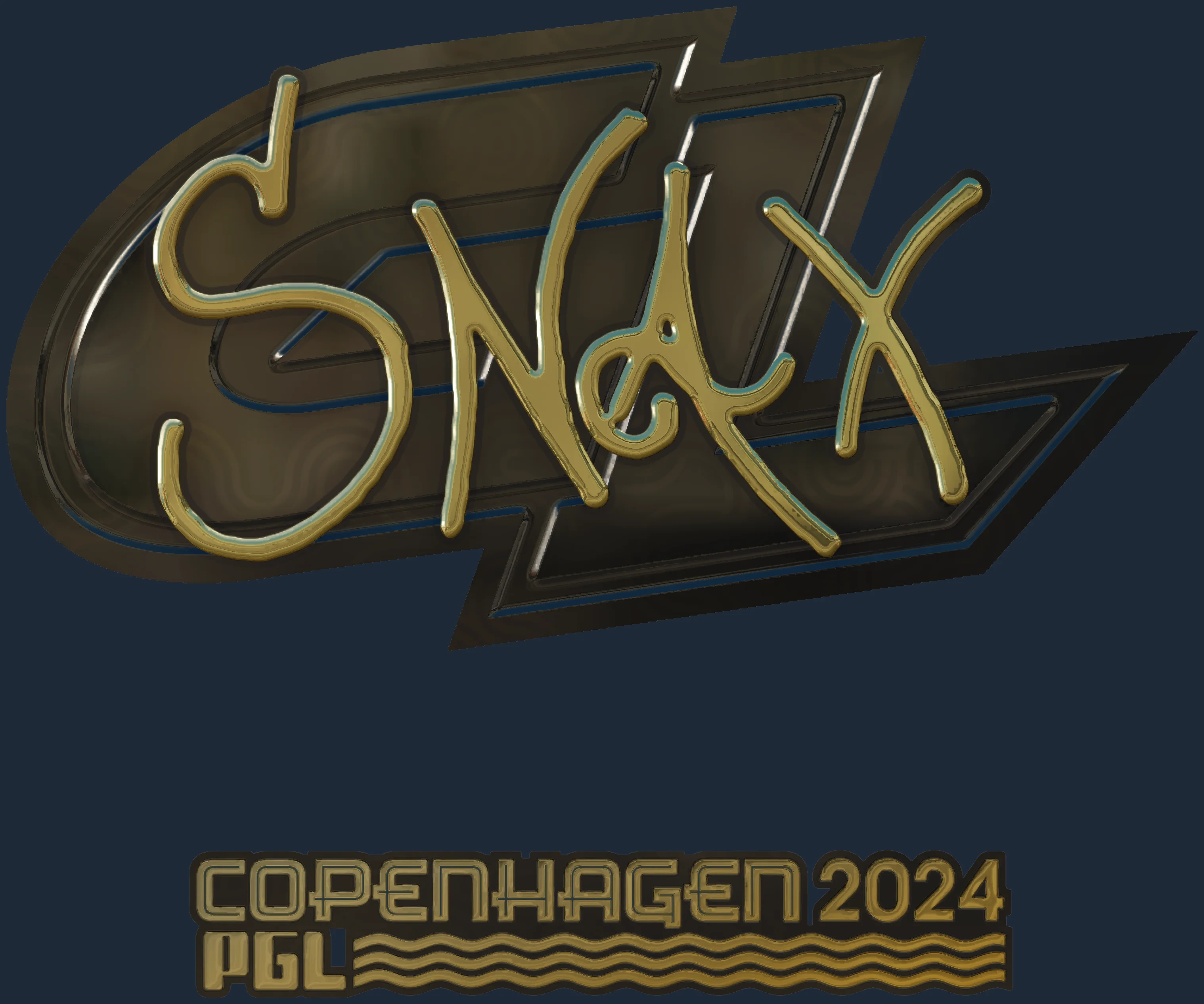 Sticker | Snax (Gold) | Copenhagen 2024 Image