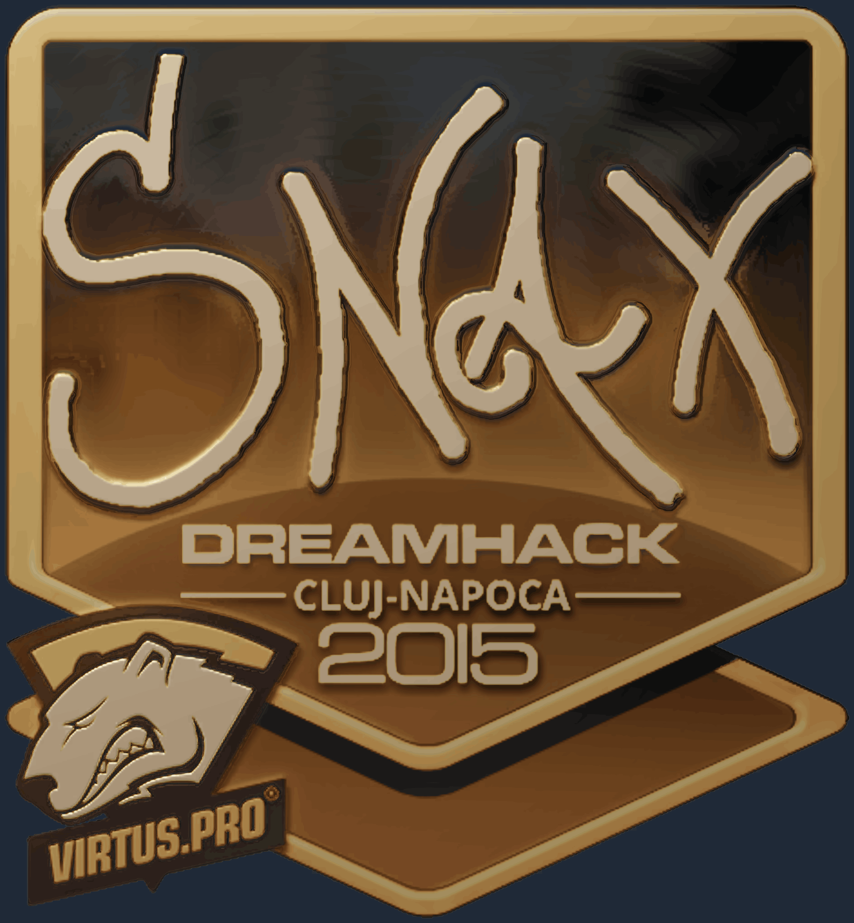 Sticker | Snax (Gold) | Cluj-Napoca 2015 Image
