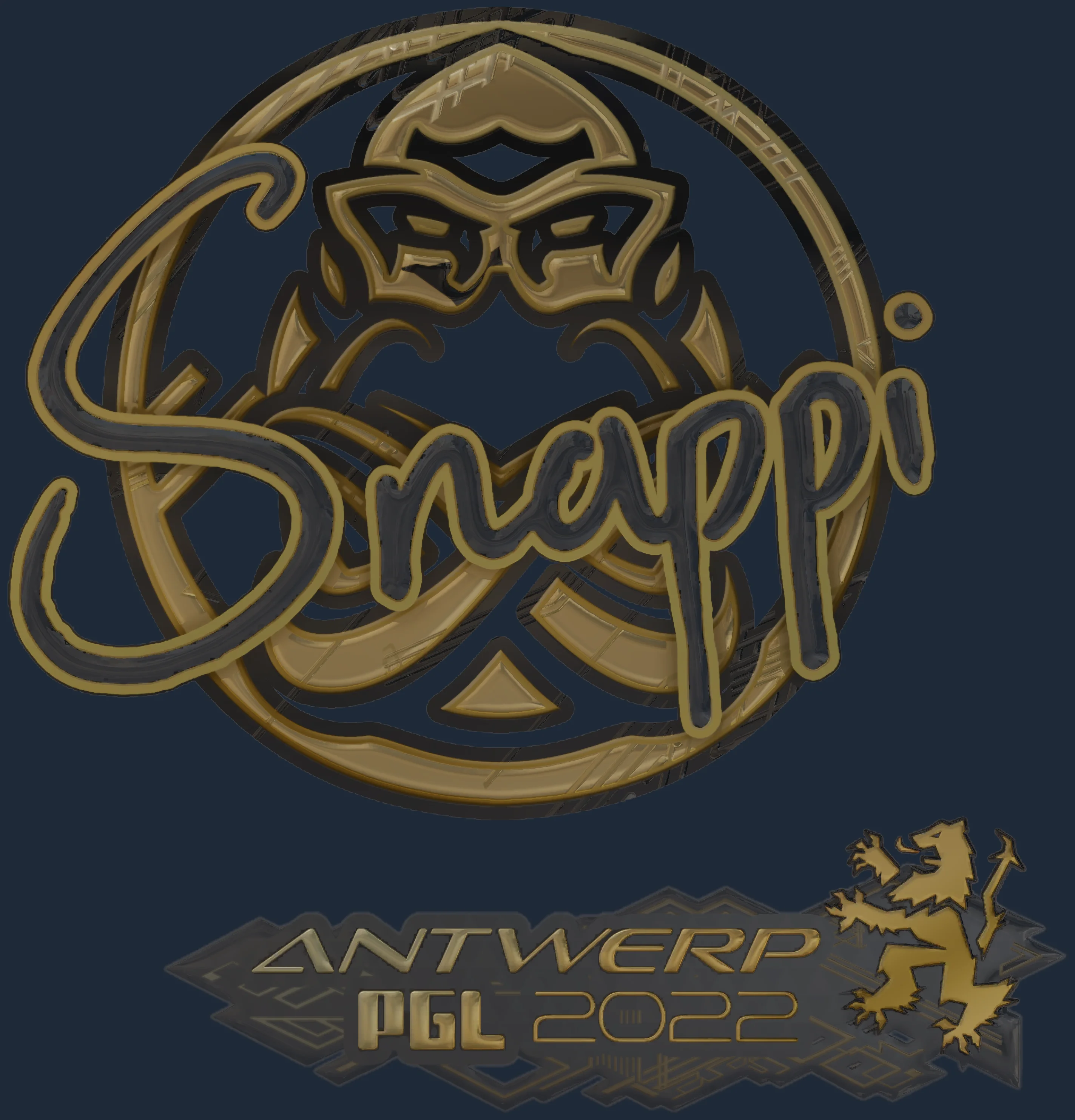 Sticker | Snappi (Gold) | Antwerp 2022 Image