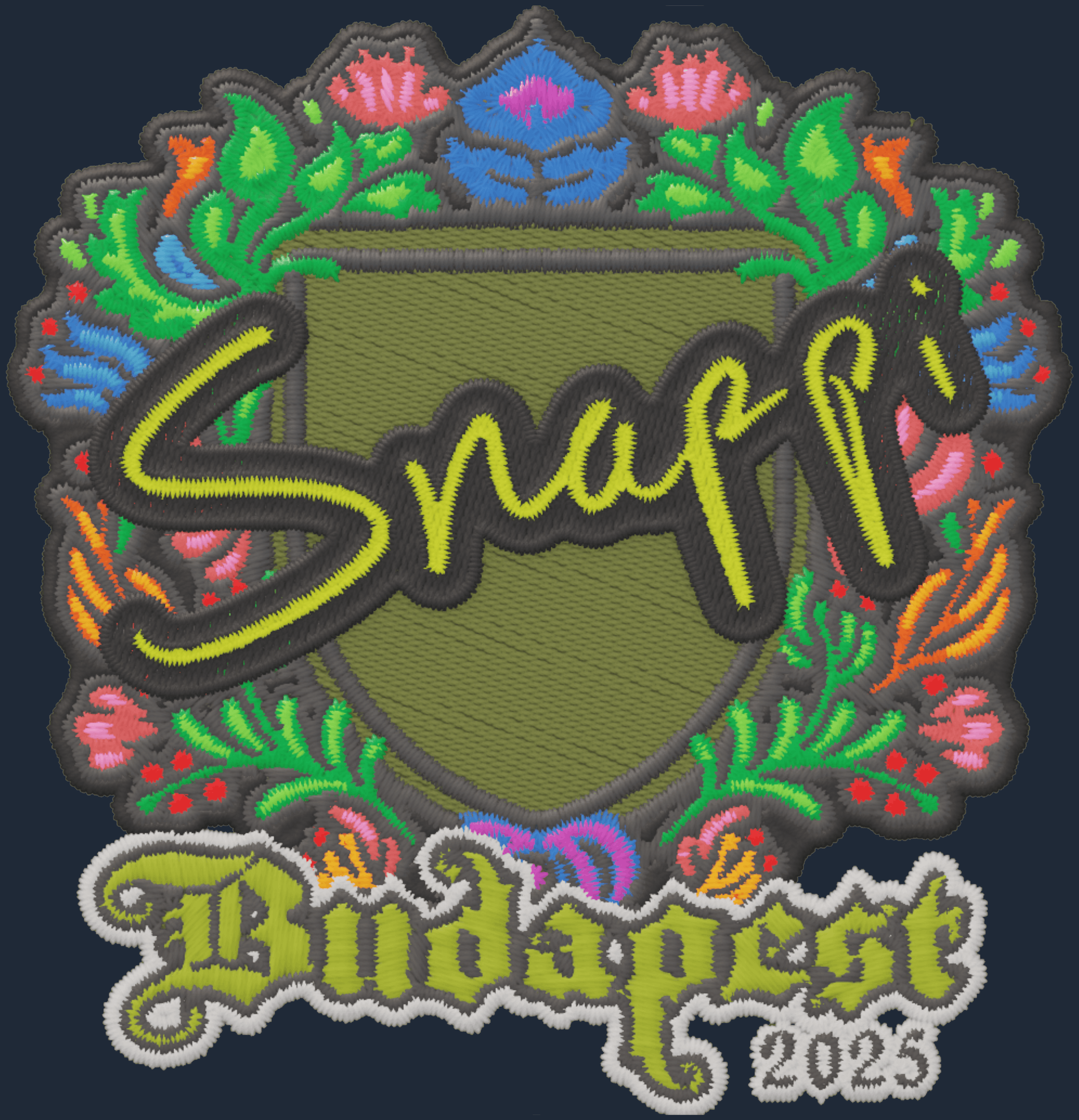 Sticker | Snappi (Embroidered) | Budapest 2025 Image