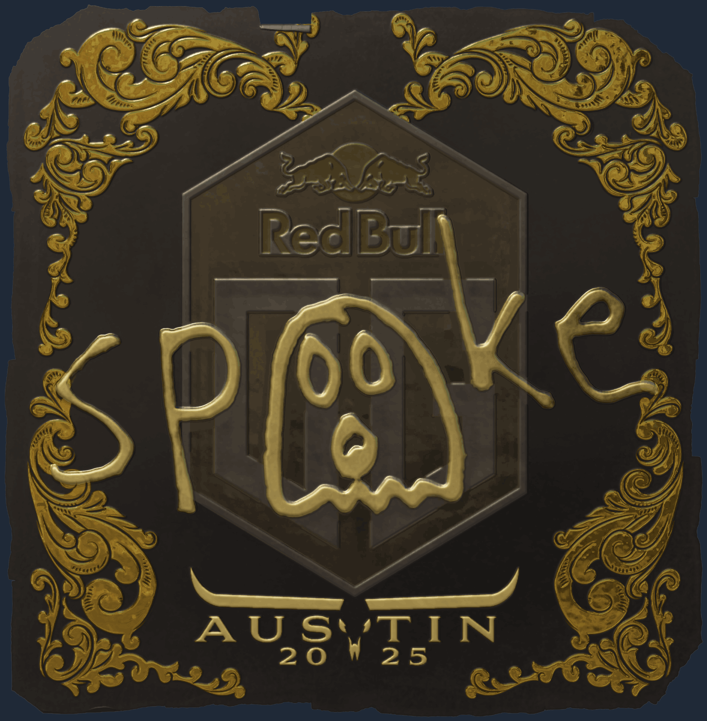 Sticker | spooke (Gold) | Austin 2025 Image