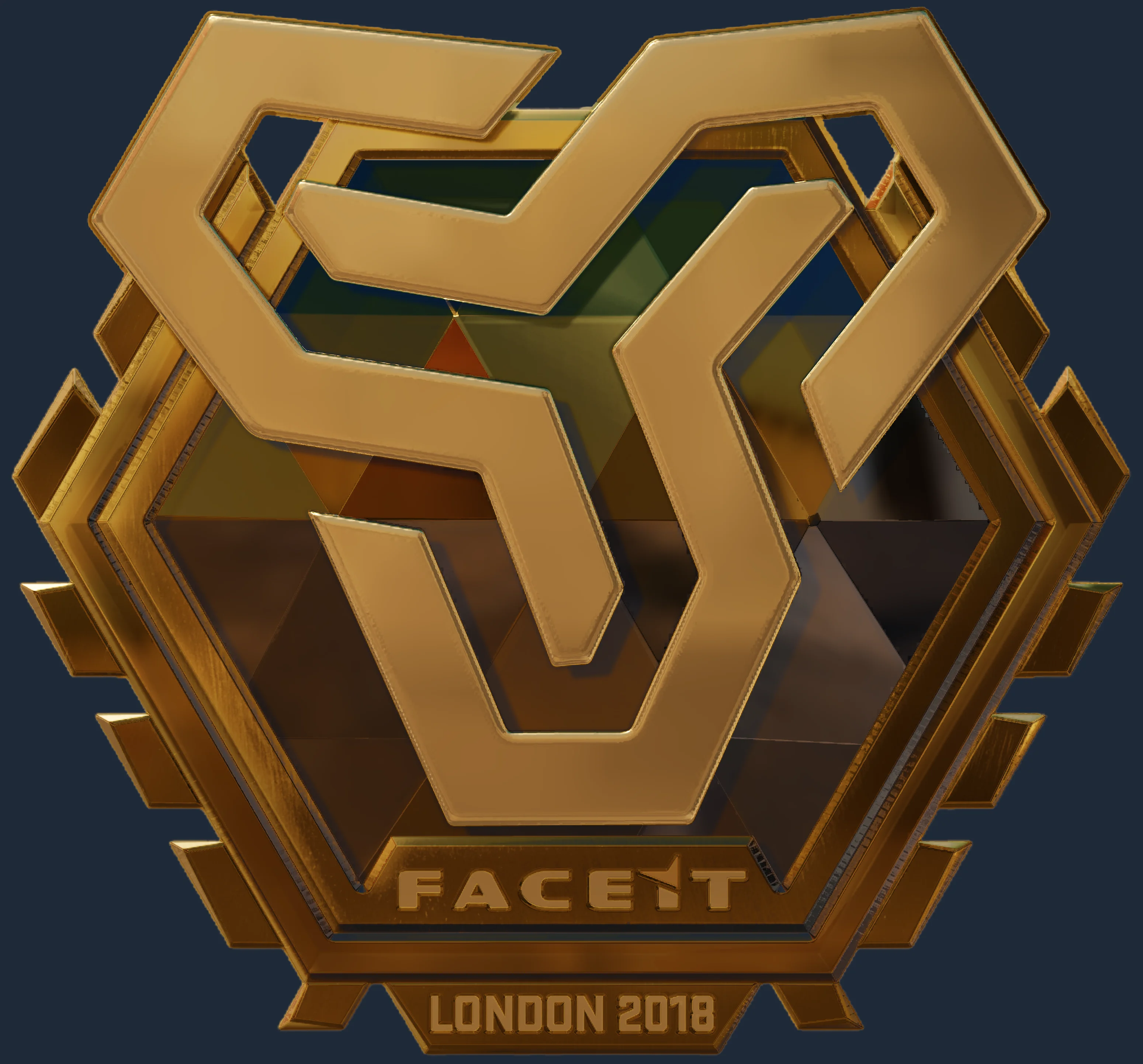 Sticker | Space Soldiers (Gold) | London 2018 Image