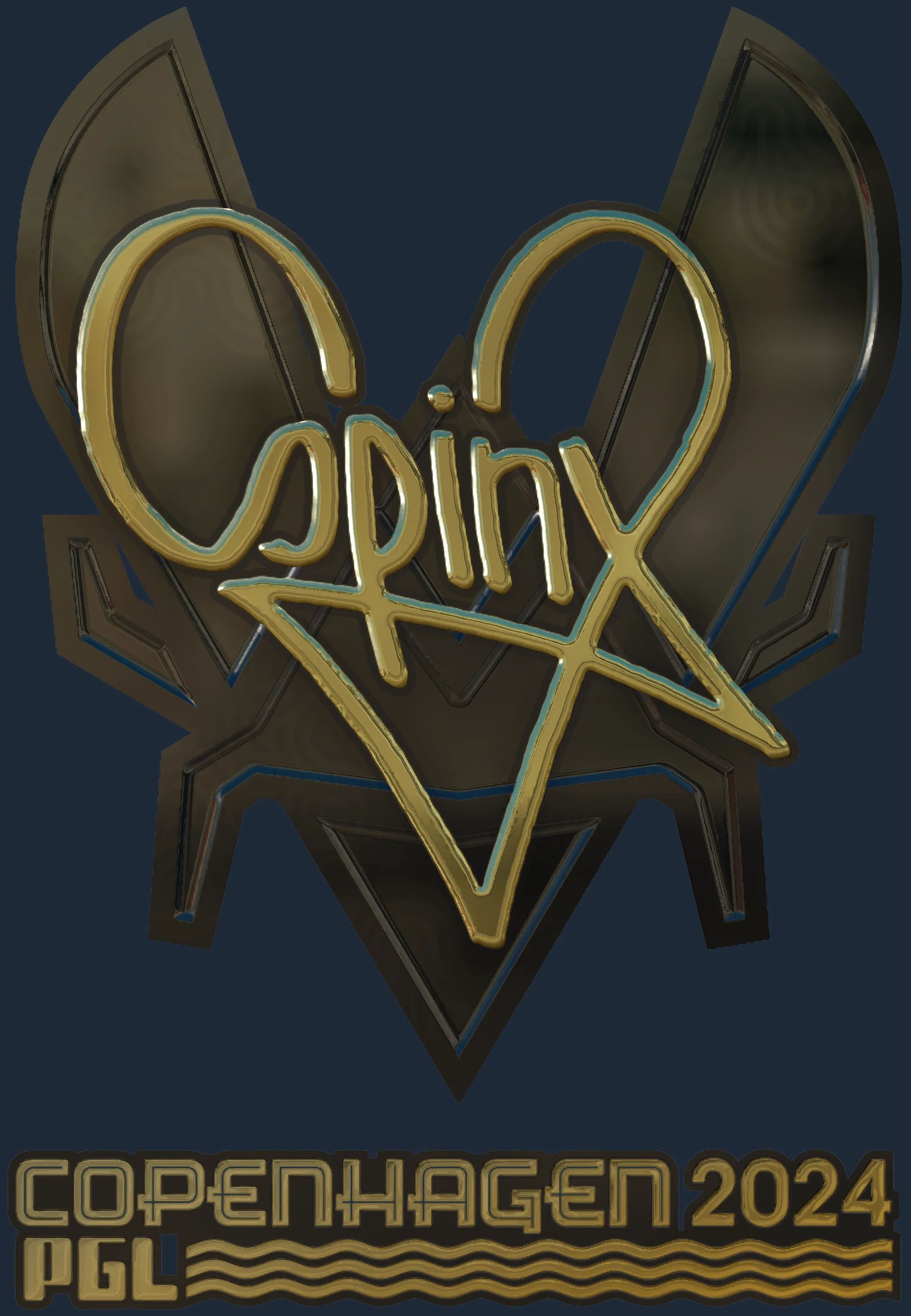 Sticker | Spinx (Gold) | Copenhagen 2024 Image