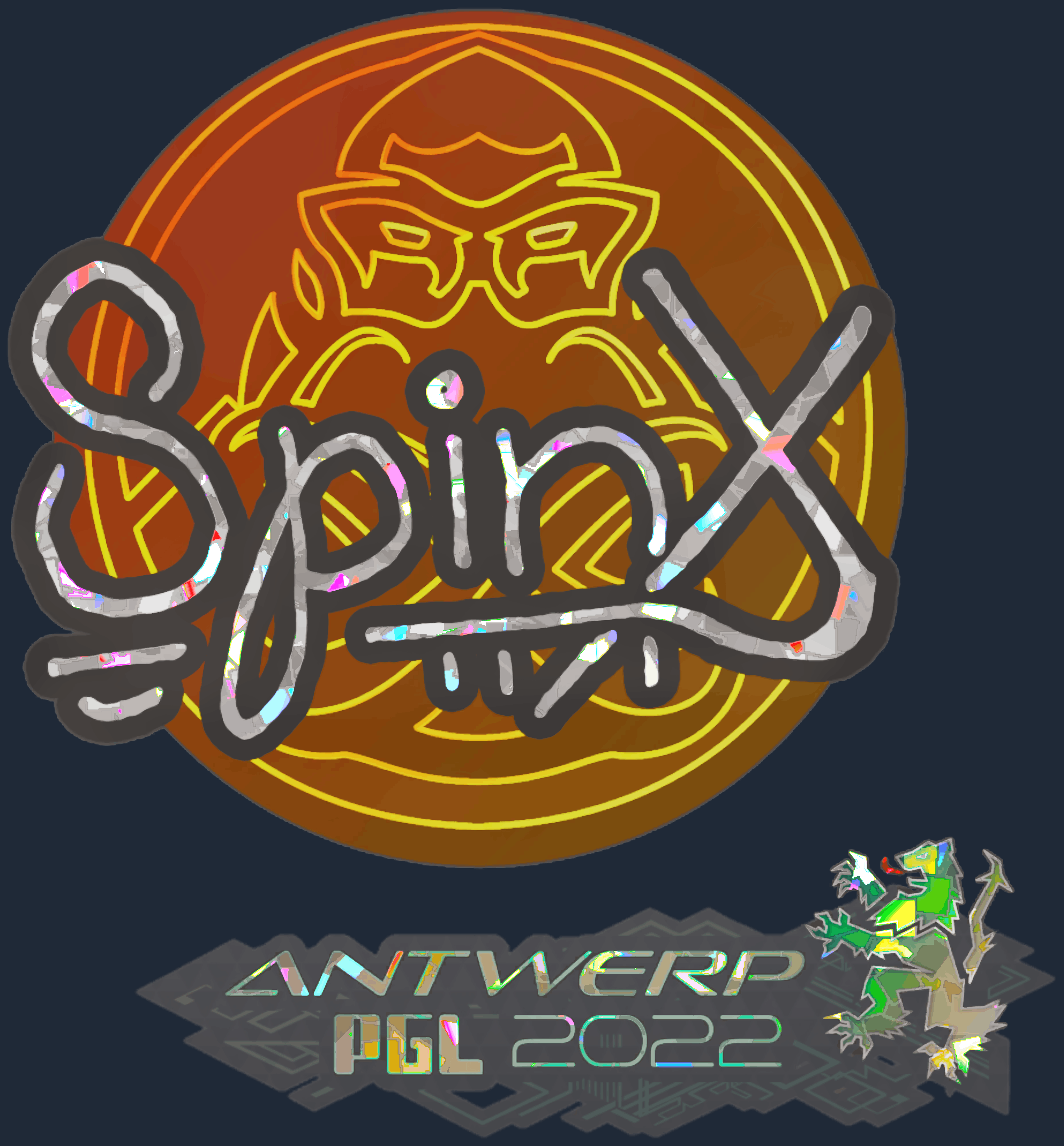 Sticker | Spinx (Glitter) | Antwerp 2022 Image