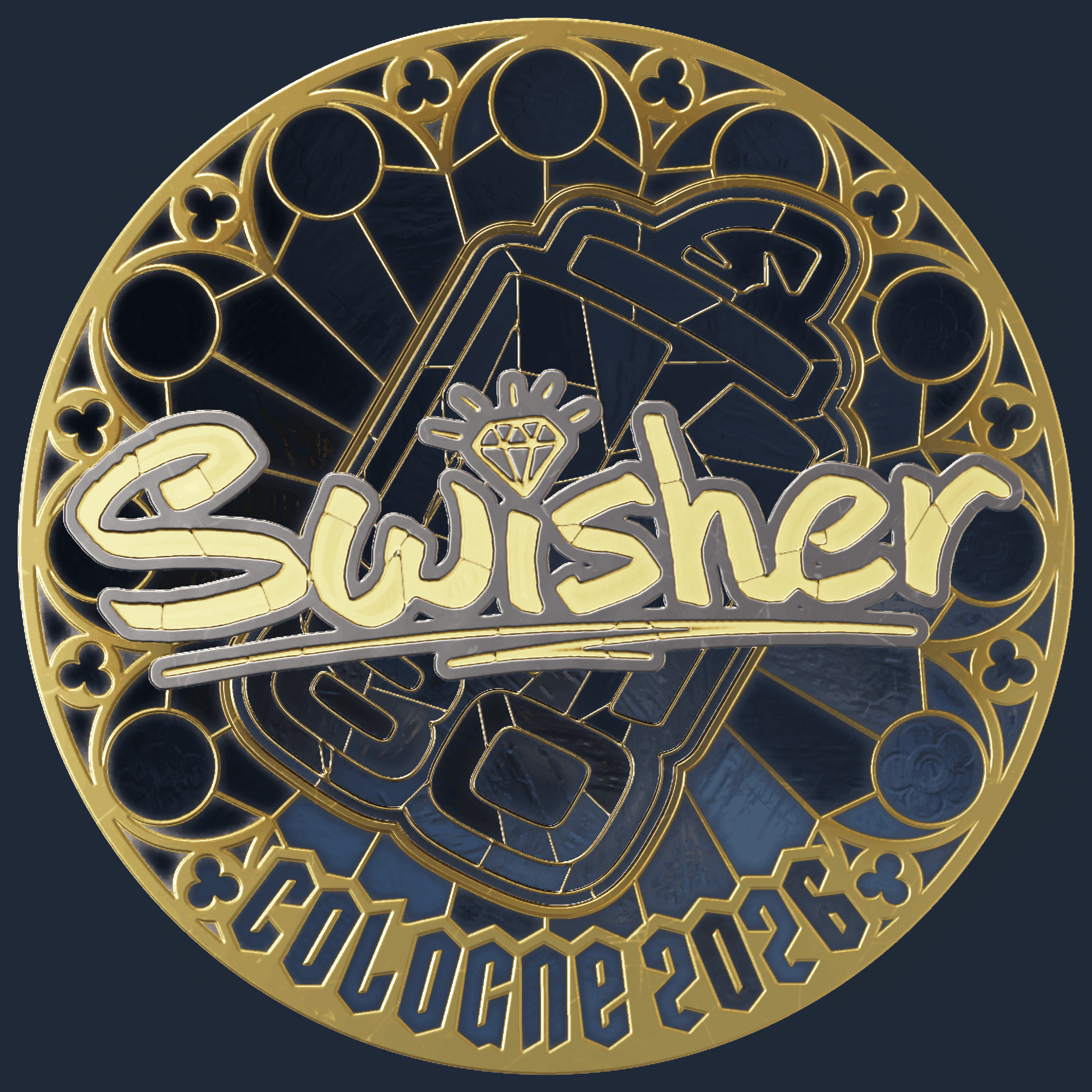 Sticker | Swisher (Gold) | Cologne 2026 Image