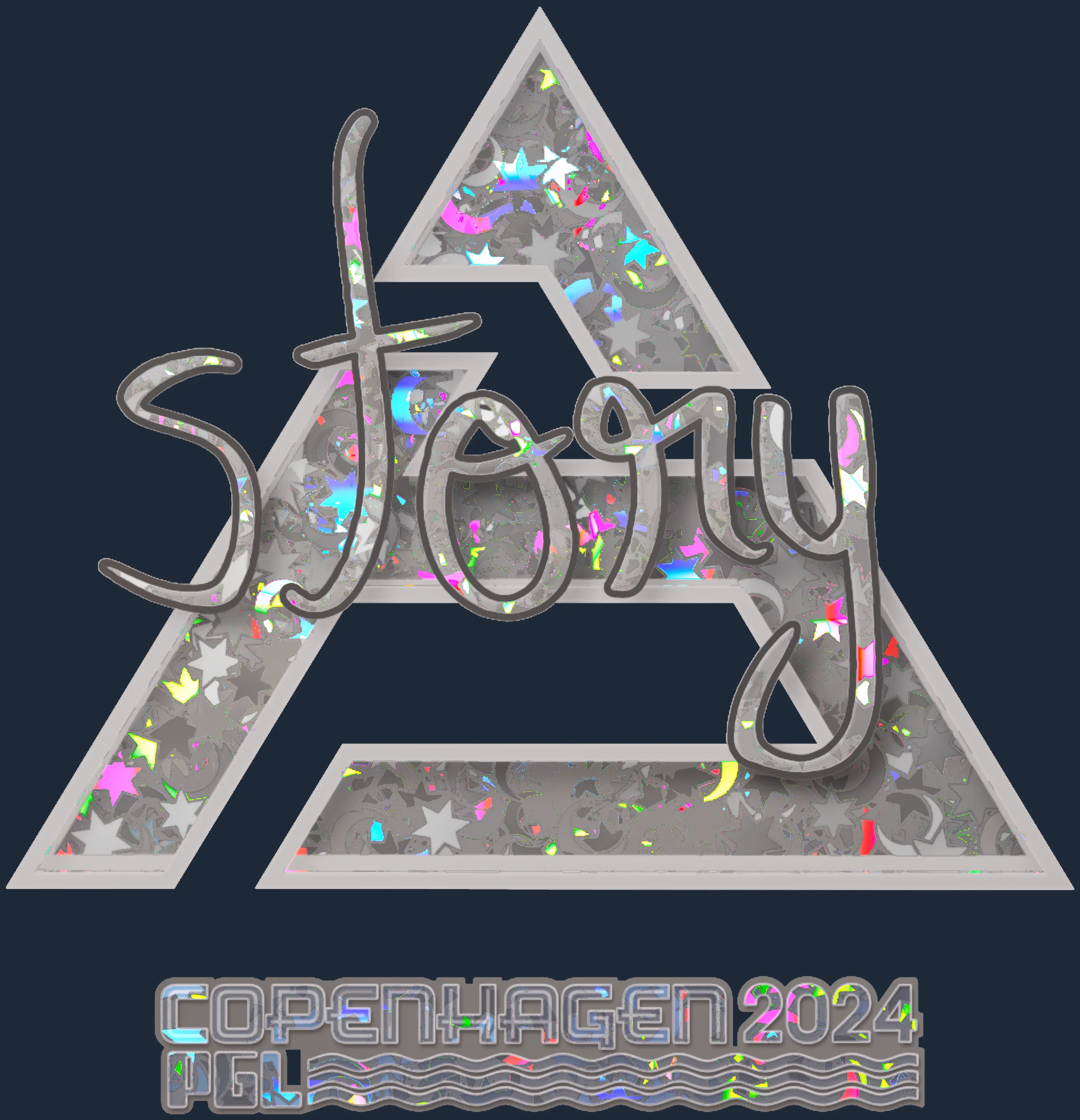 Sticker | story (Glitter) | Copenhagen 2024 Image