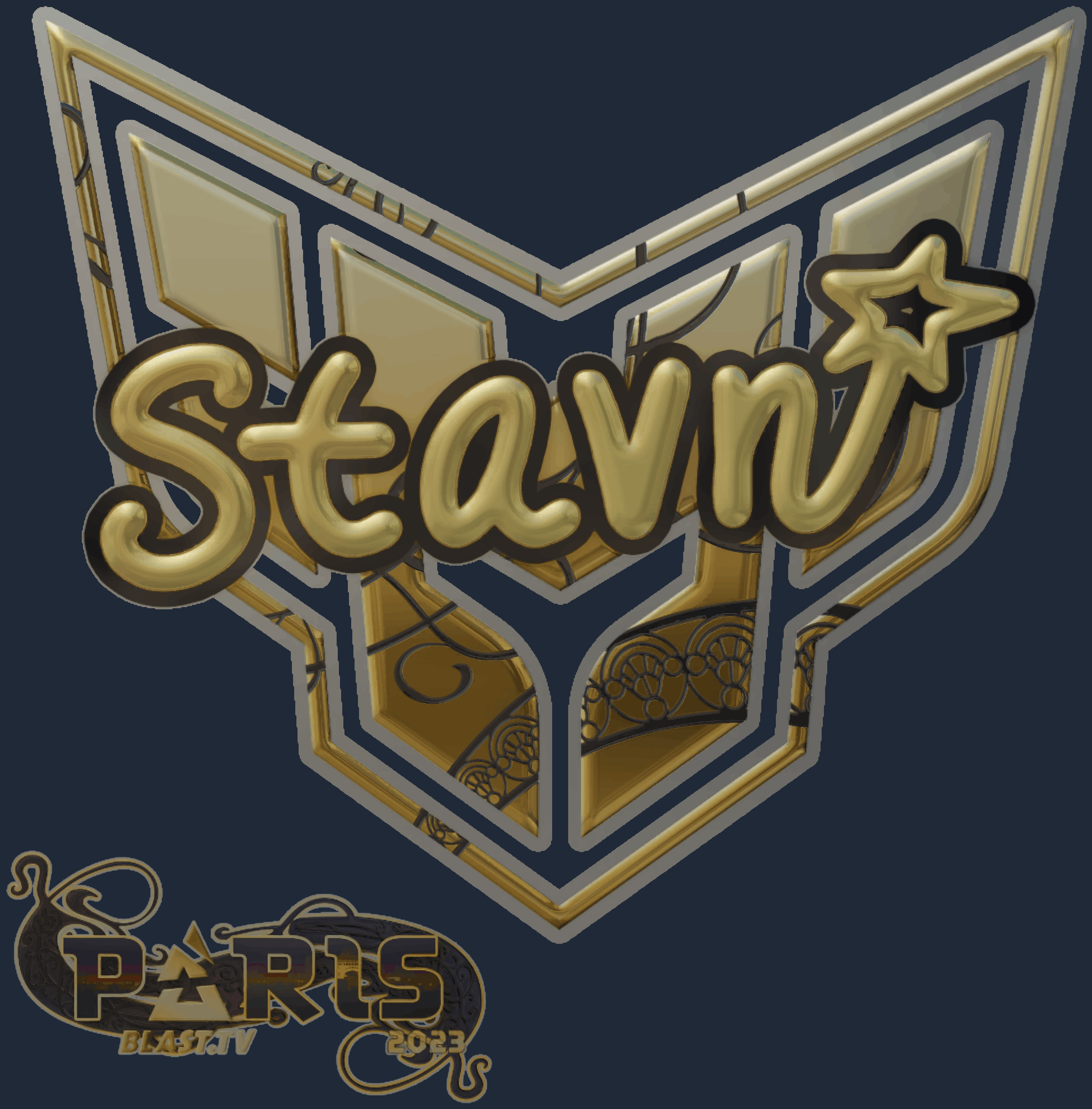 Sticker | stavn (Gold) | Paris 2023 Image