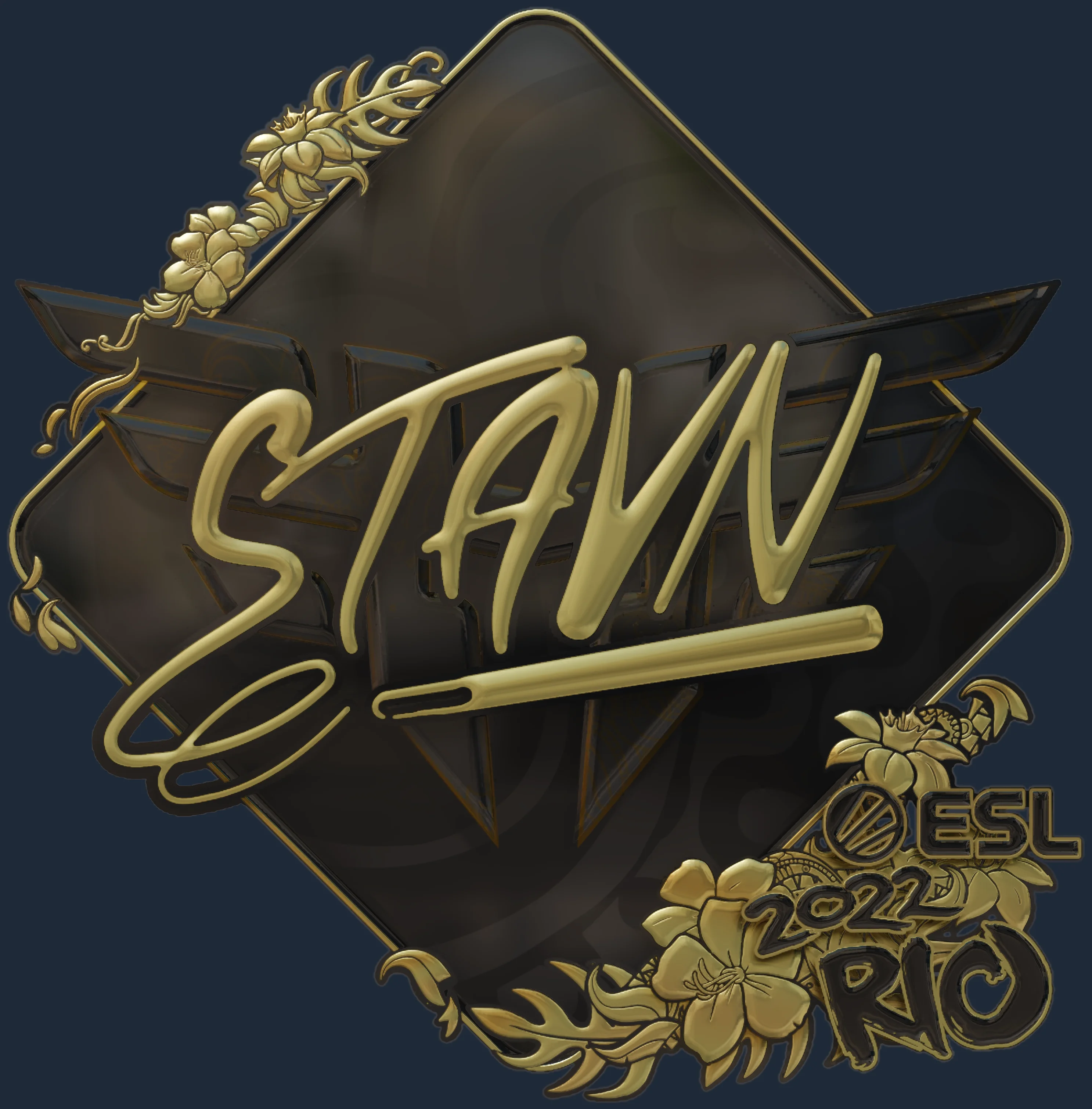 Sticker | stavn (Gold) | Rio 2022 Image