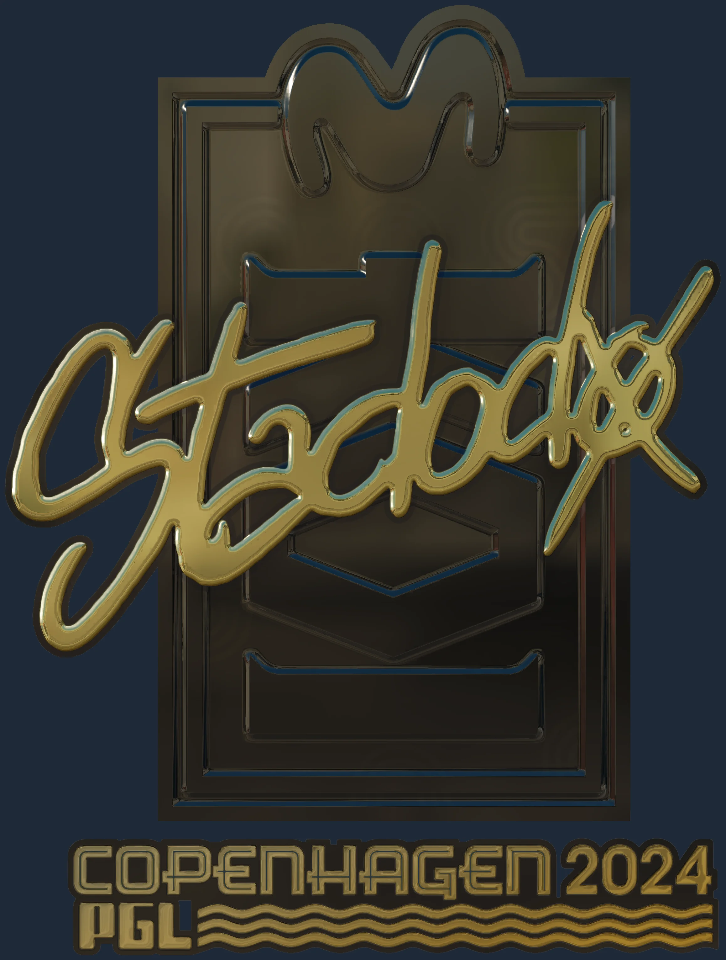 Sticker | stadodo (Gold) | Copenhagen 2024 Image