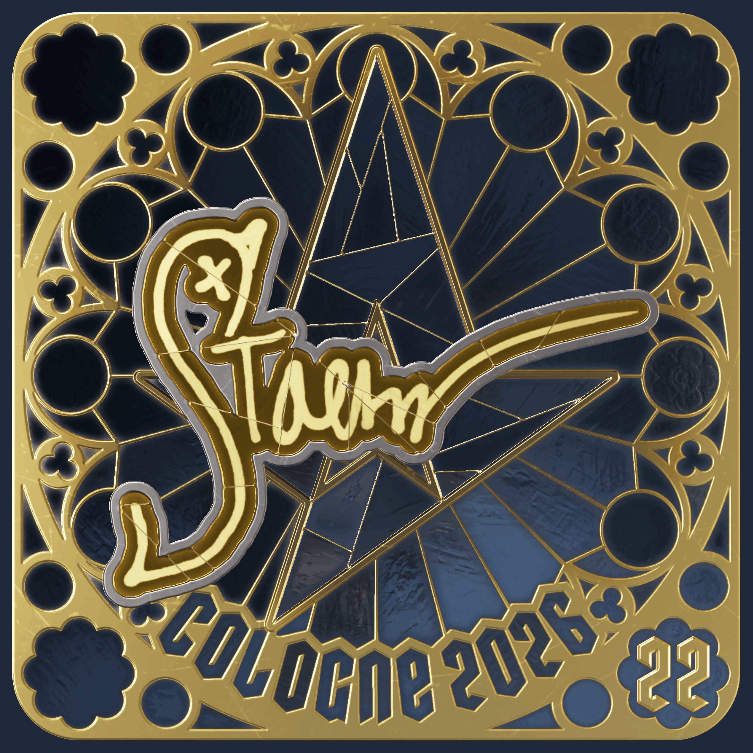Sticker | Staehr (Gold, Ranked) | Cologne 2026 Image