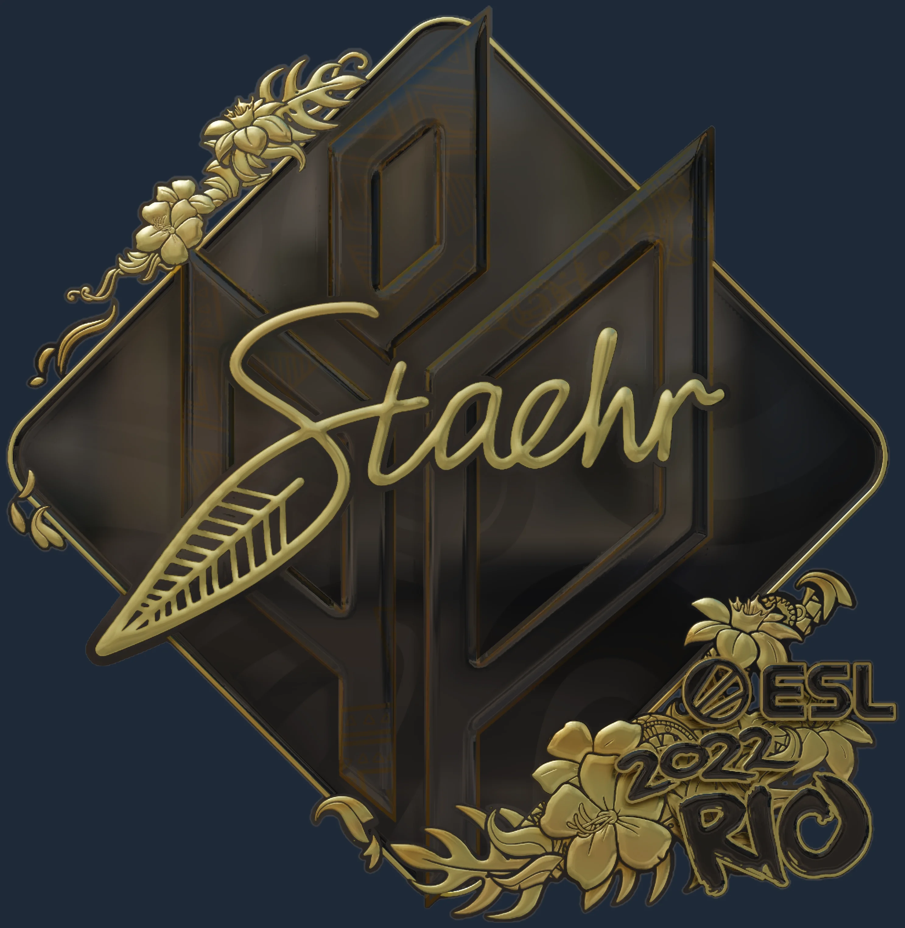 Sticker | Staehr (Gold) | Rio 2022 Image