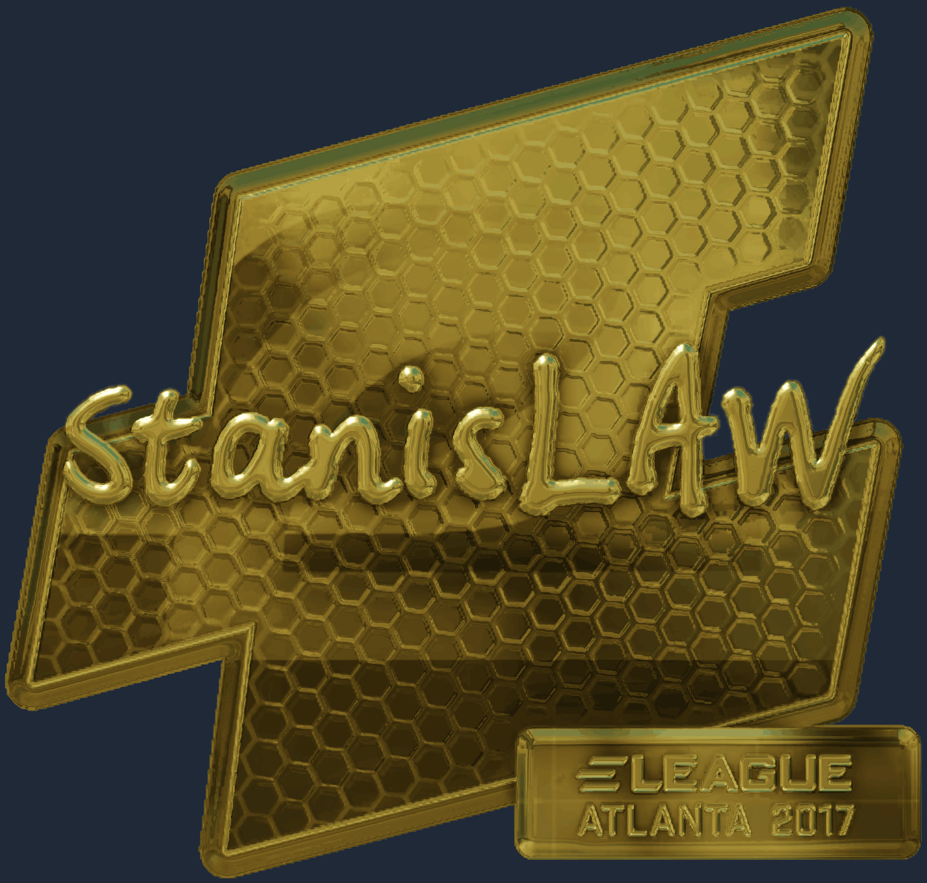 Sticker | stanislaw (Gold) | Atlanta 2017 Image