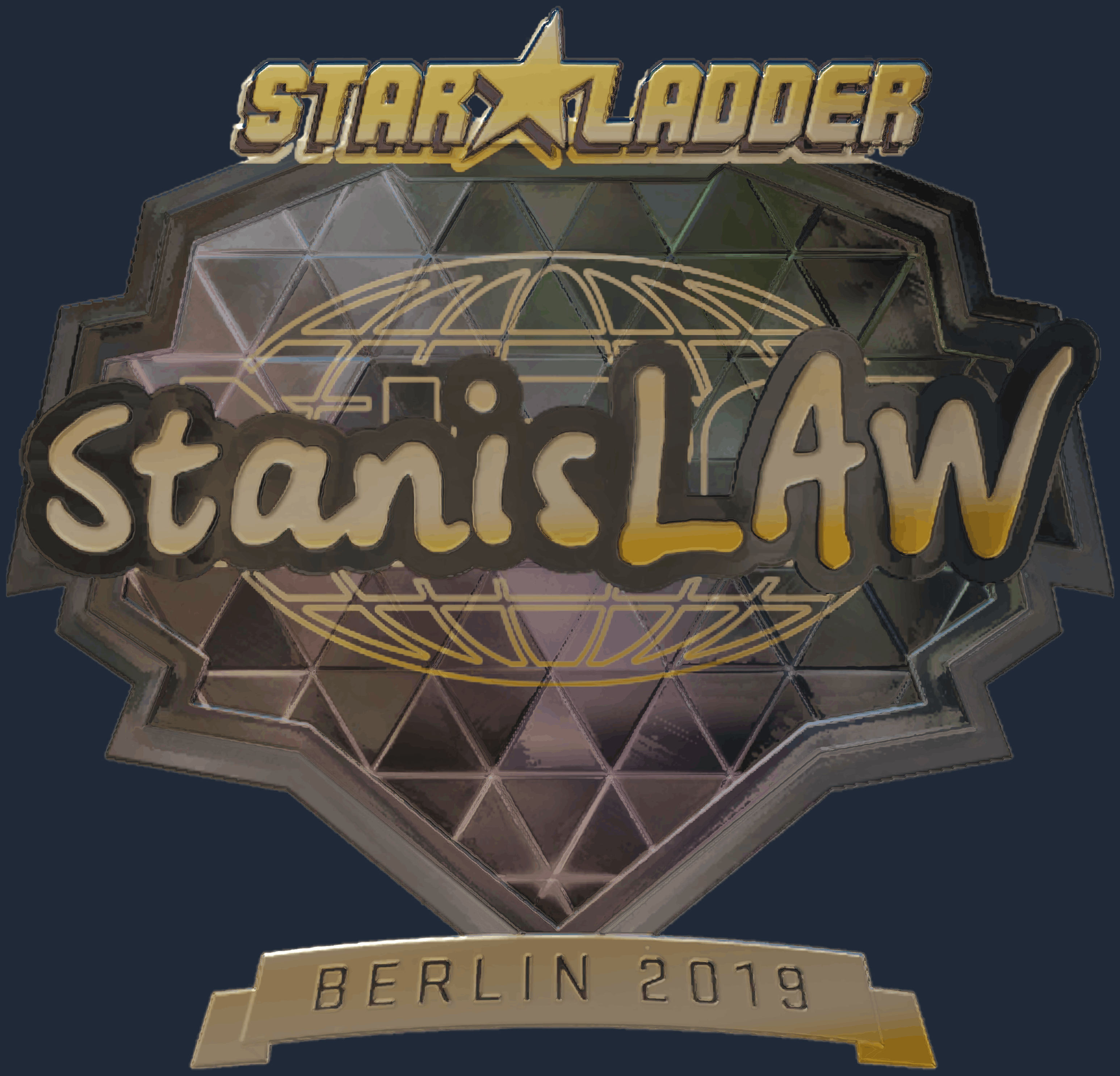 Sticker | stanislaw (Gold) | Berlin 2019 Image