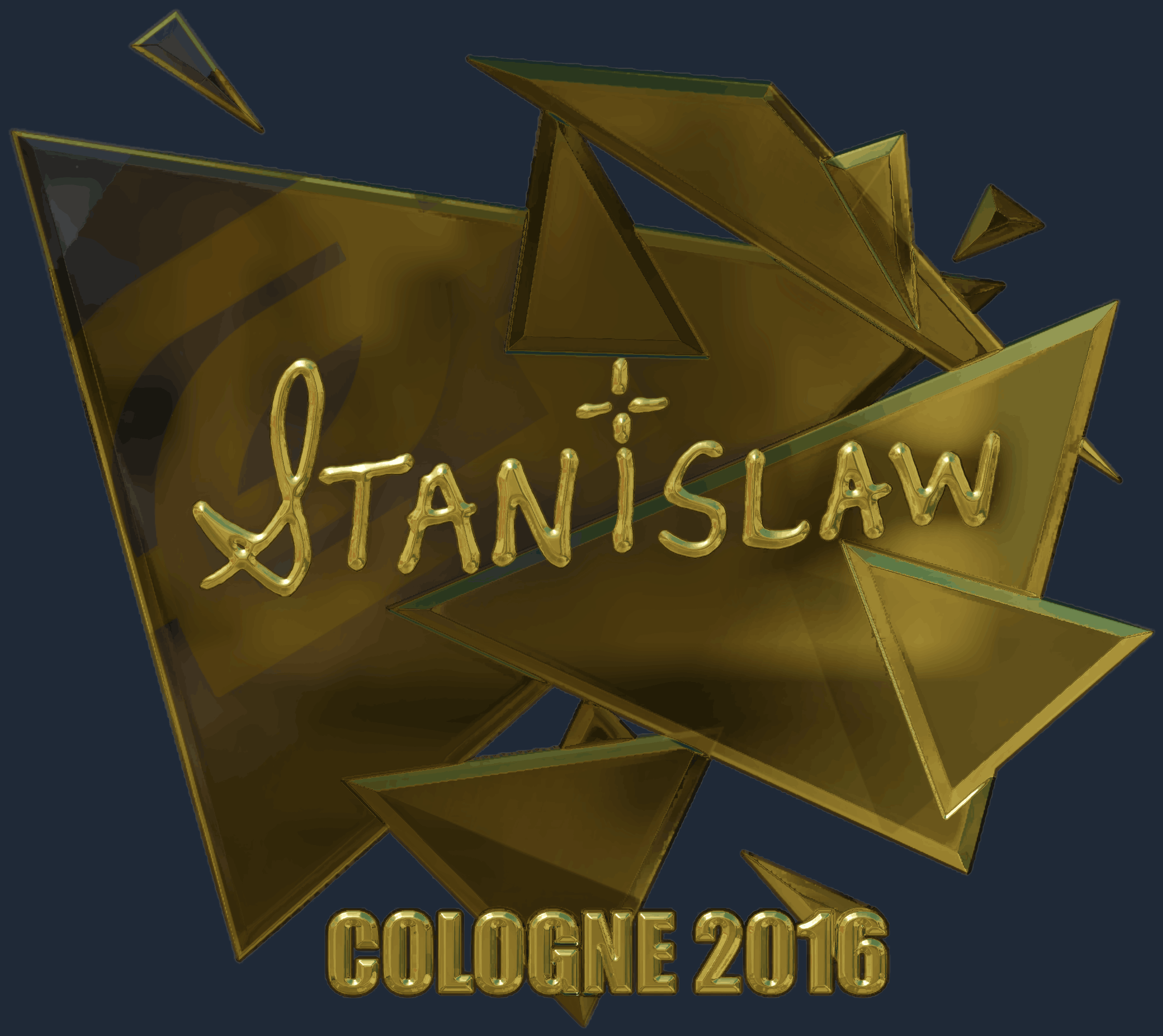 Sticker | stanislaw (Gold) | Cologne 2016 Image