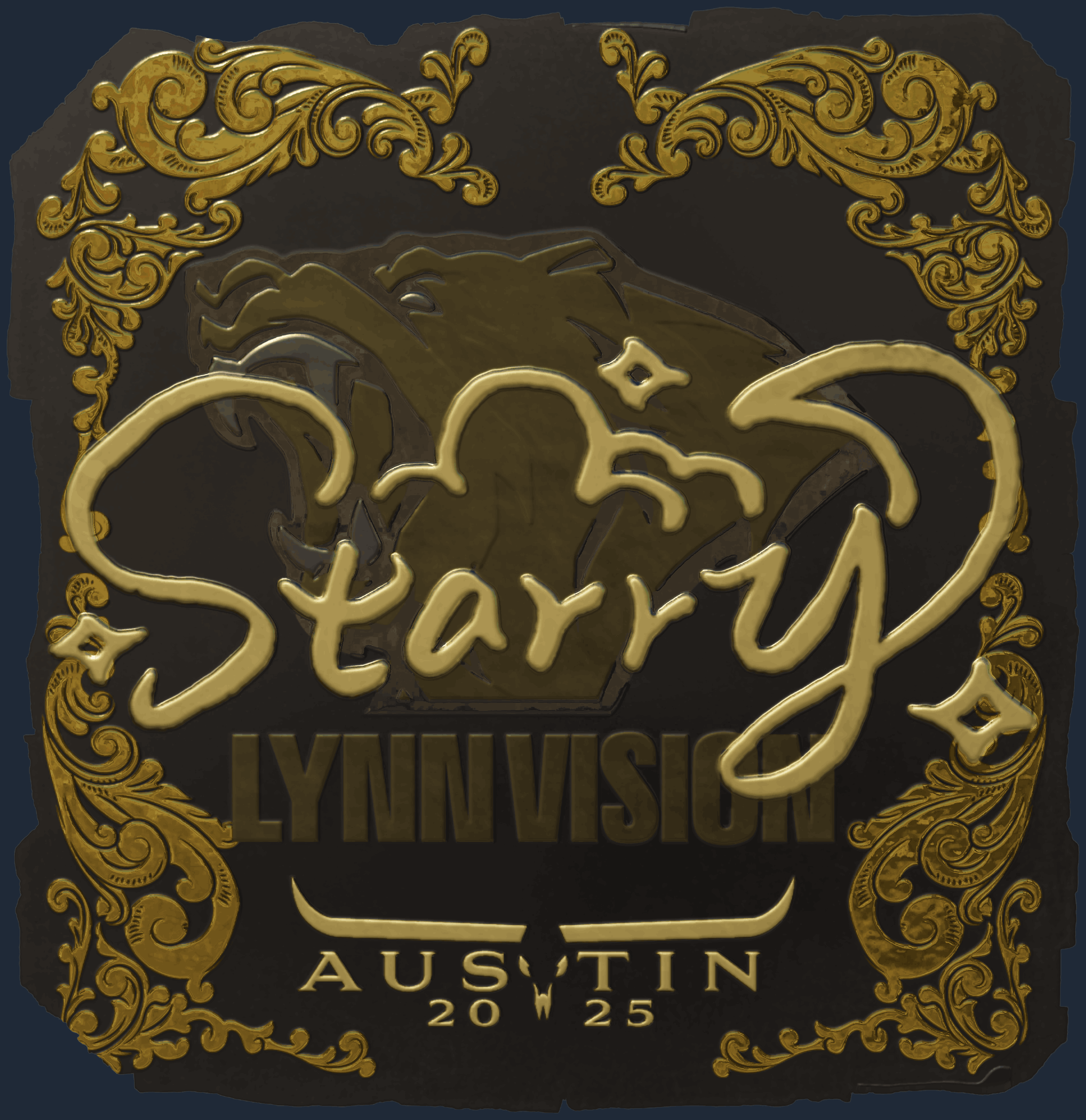 Sticker | Starry (Gold) | Austin 2025 Image